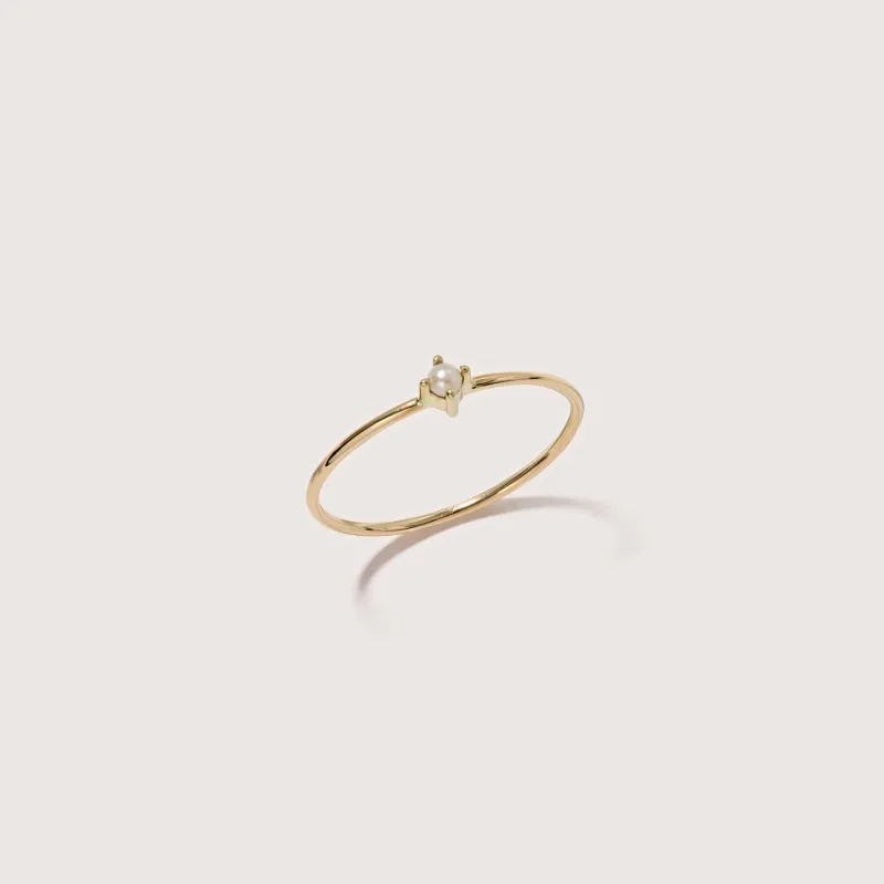 Pearl Bamboo Ring sold by Otiumberg