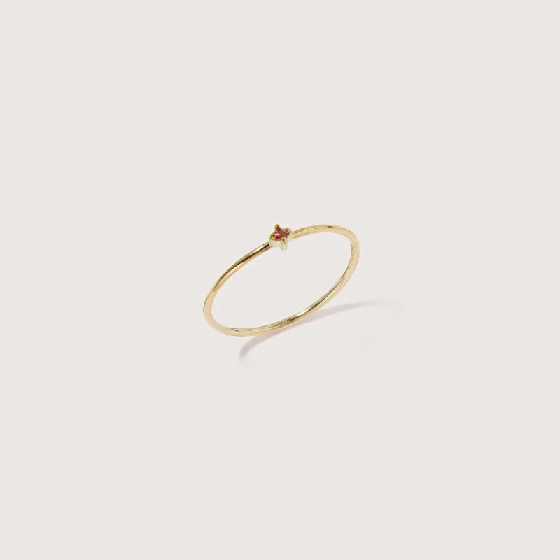 Pink Tourmaline Bamboo Ring sold by Otiumberg