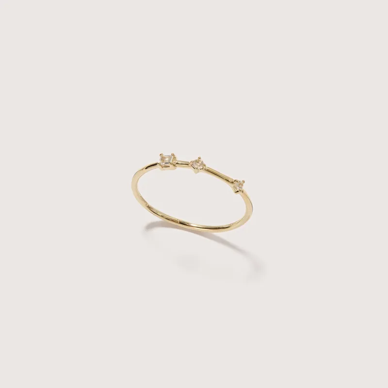 Three Stone Bamboo Ring sold by Otiumberg