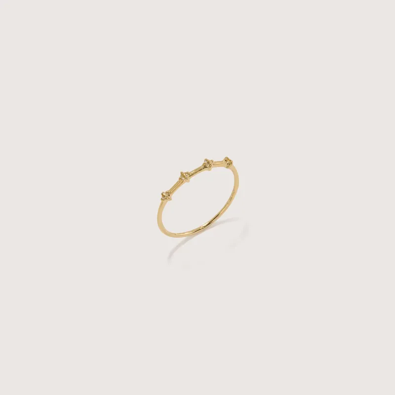 Four Stone Bamboo Ring sold by Otiumberg