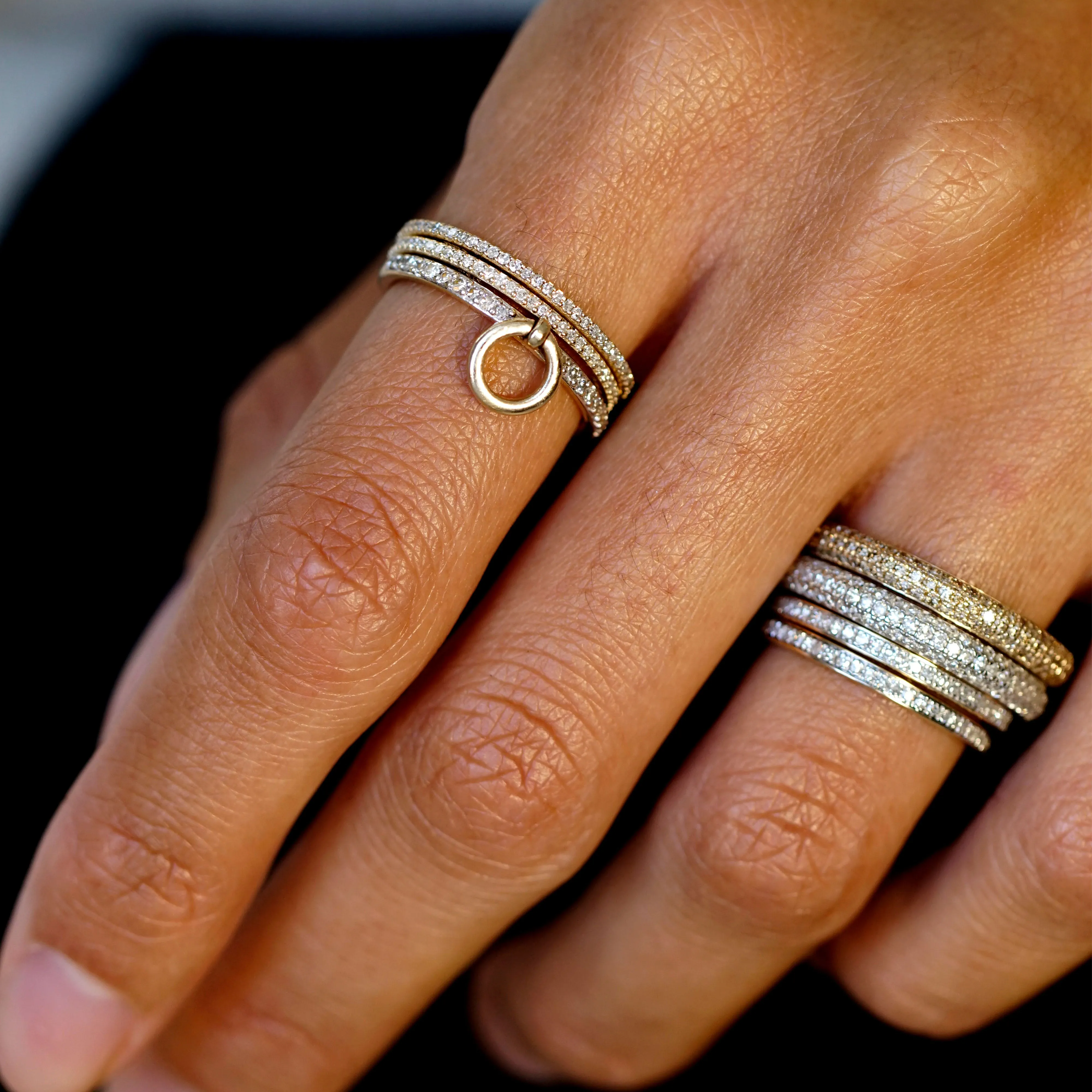 Diamond Channel Set Full Eternity Ring sold by Otiumberg product image thumbnail 4