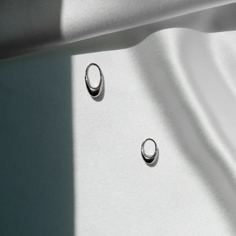 Roscida Drop Hoops Set sold by Otiumberg