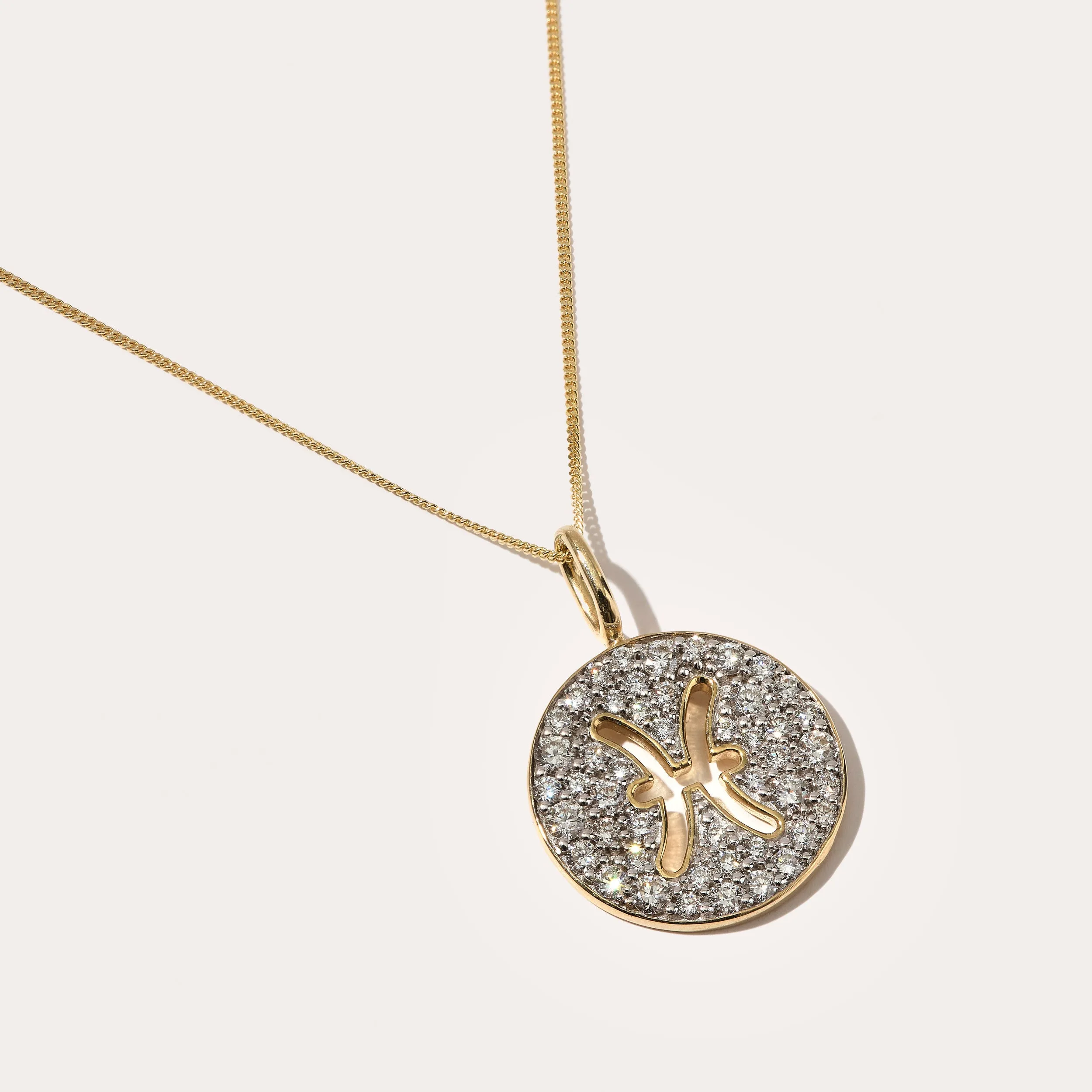 Diamond Zodiac Pendant sold by Otiumberg