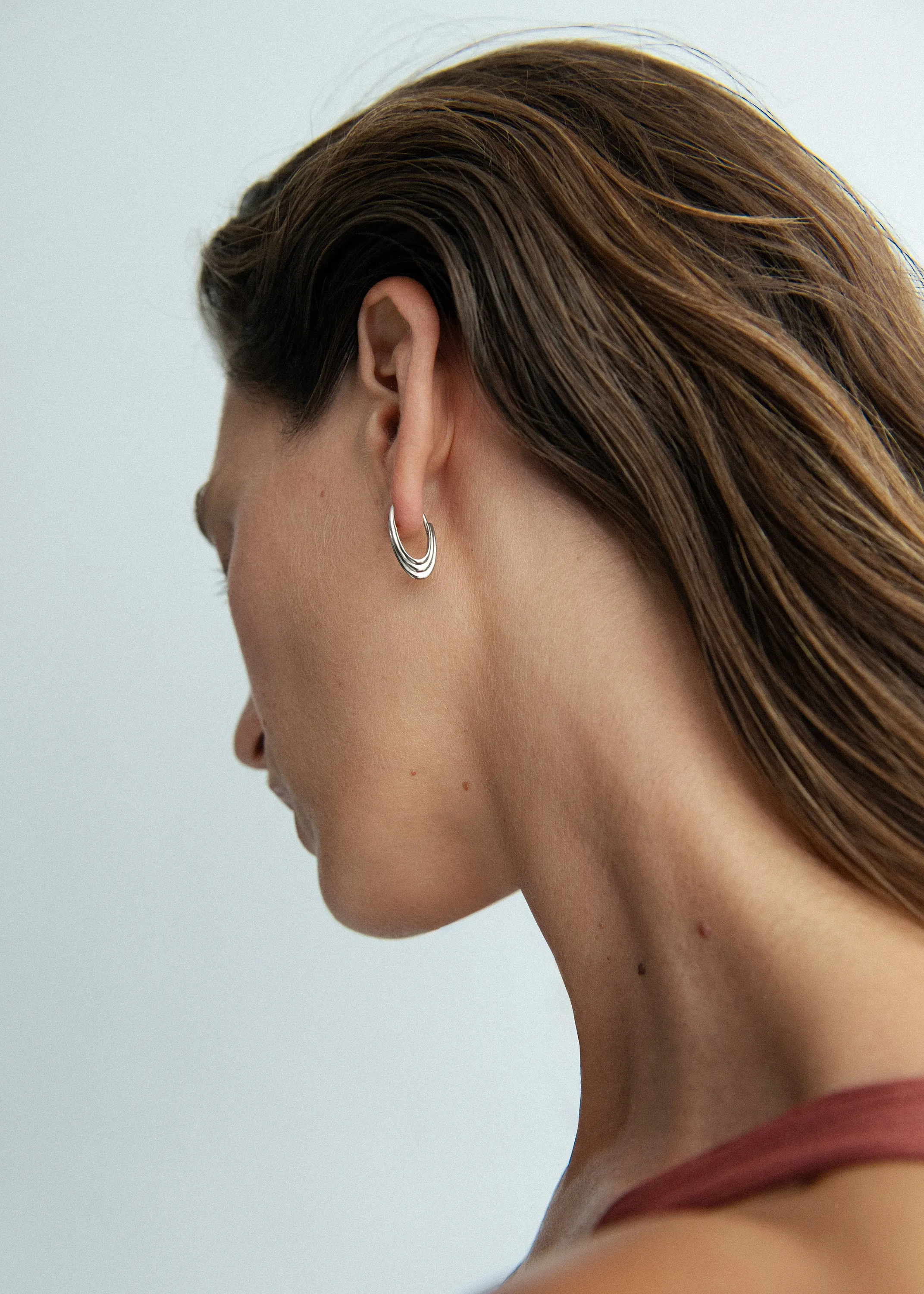 Roscida Ridged Hoops sold by Otiumberg product image thumbnail 2