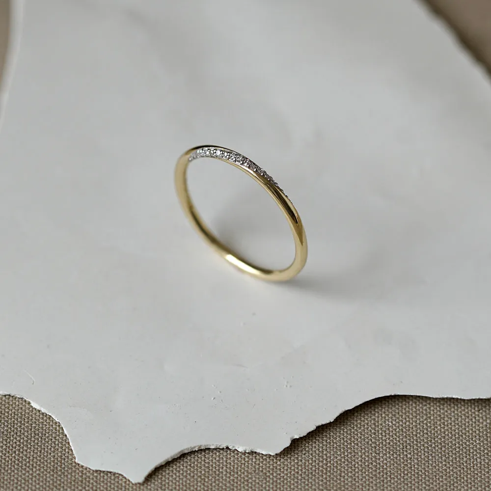 Twisted Diamond Thread Ring sold by Otiumberg product image thumbnail 4