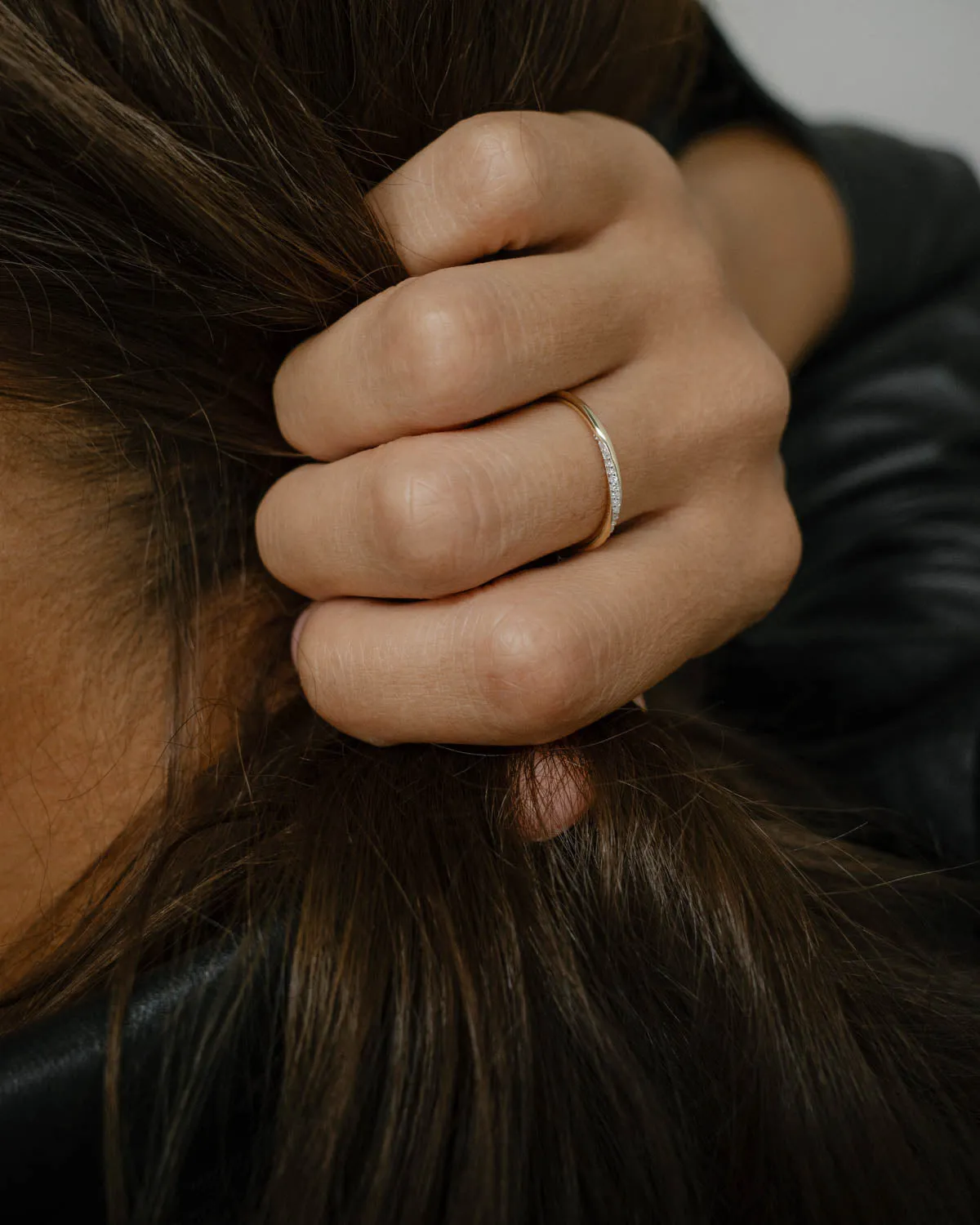 Twisted Diamond Thread Ring sold by Otiumberg product image thumbnail 2