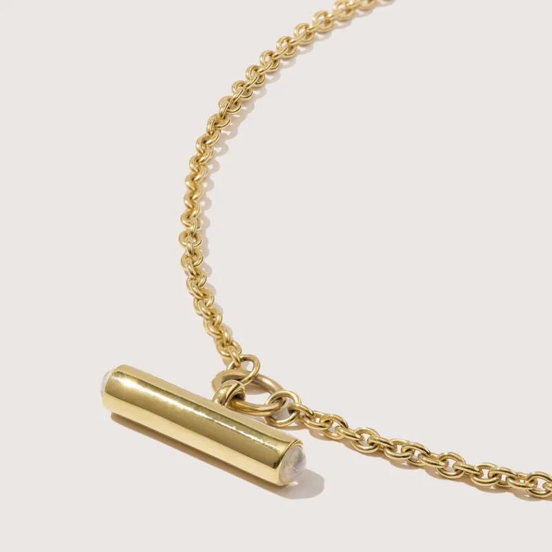 Vestige Moonstone Toggle Necklace made by Otiumberg