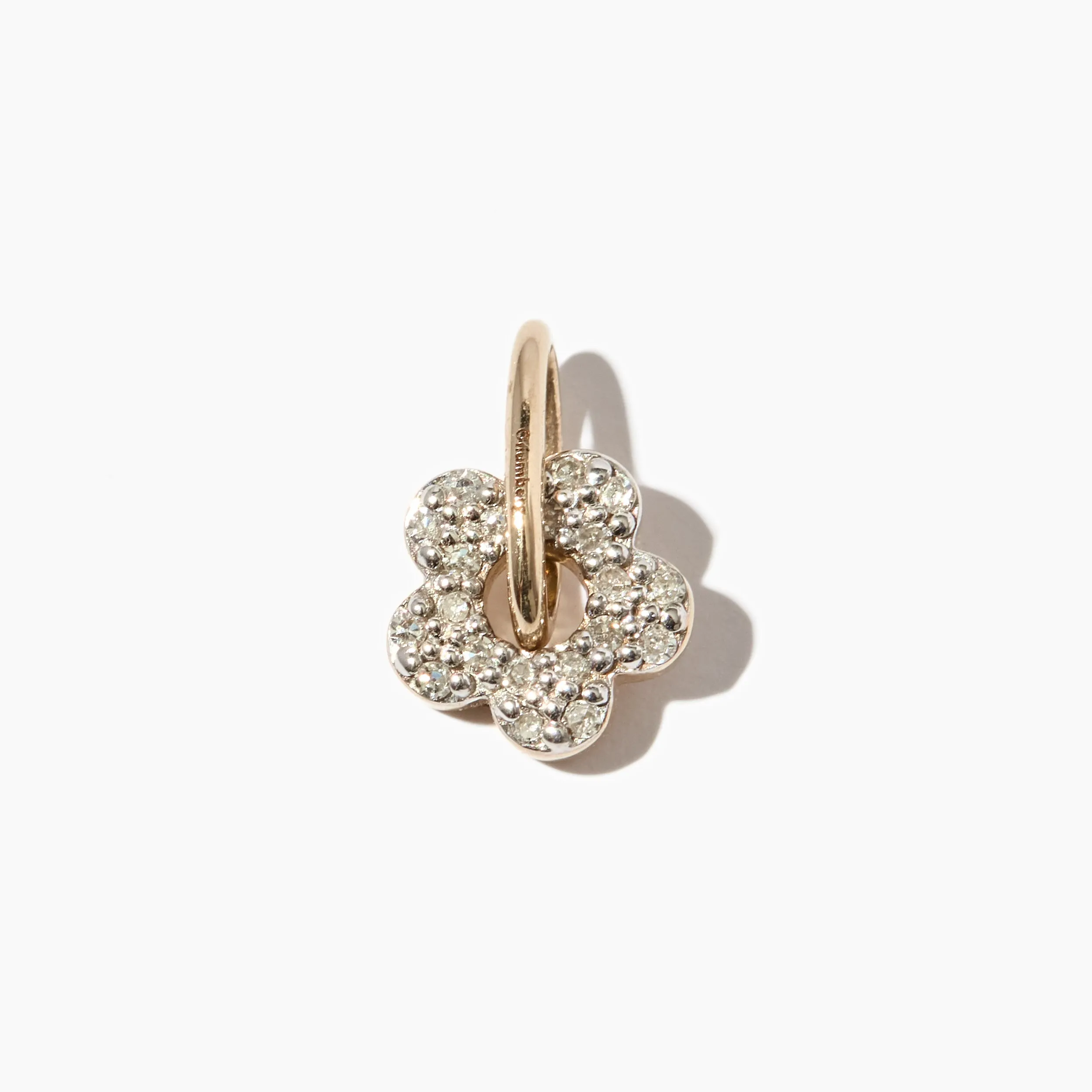 Tiny Diamond Flower Necklace sold by Otiumberg product image thumbnail 5