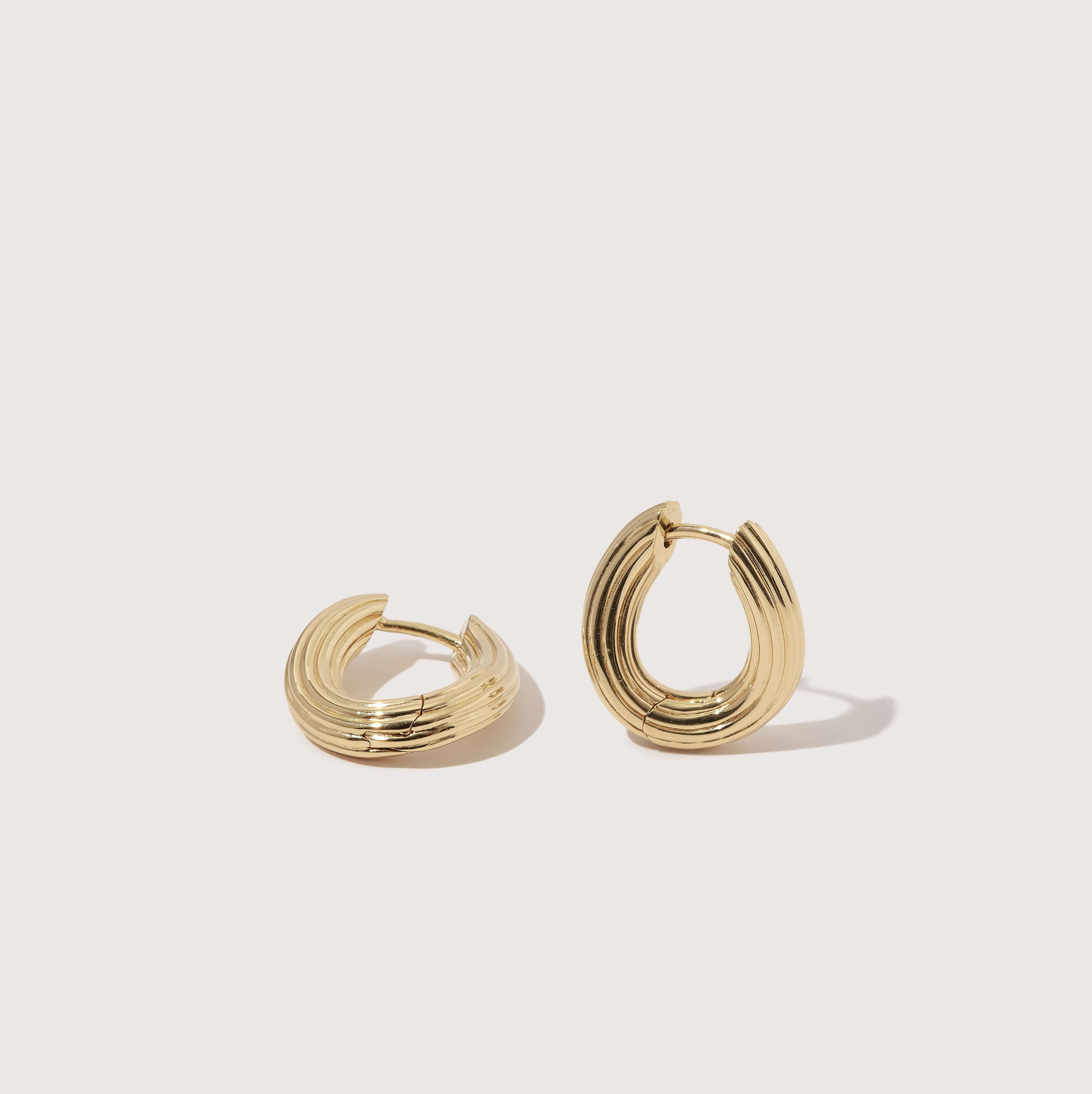 Twisted Chunky Ridged Hoops sold by Otiumberg