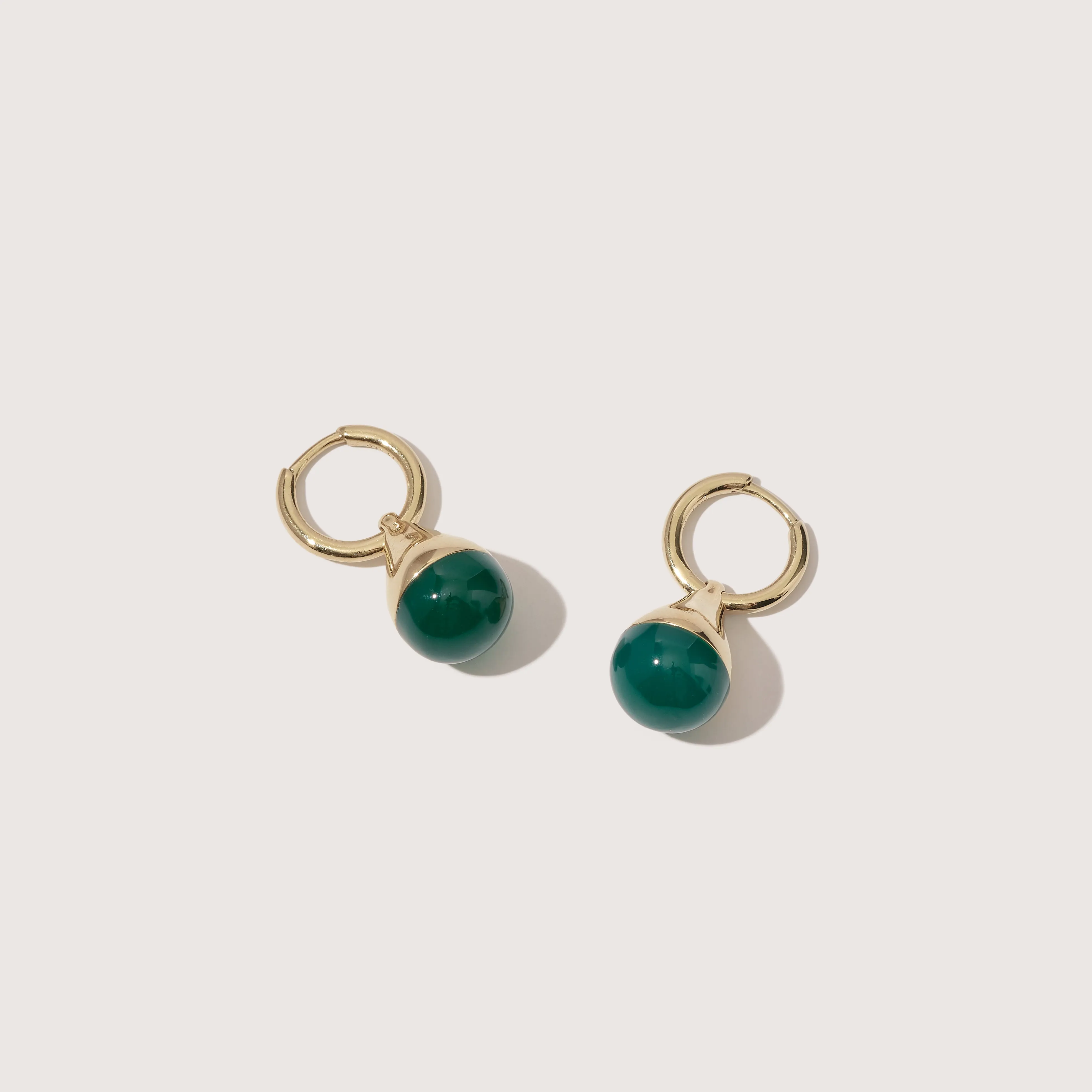 Stilla Green Onyx Earrings sold by Otiumberg