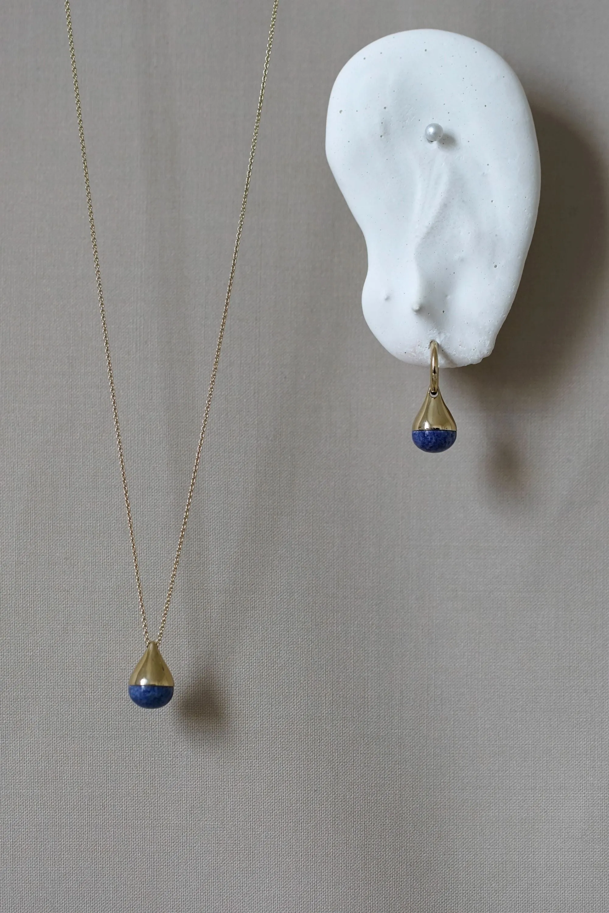 Stilla Dumortierite Earrings sold by Otiumberg product image thumbnail 5