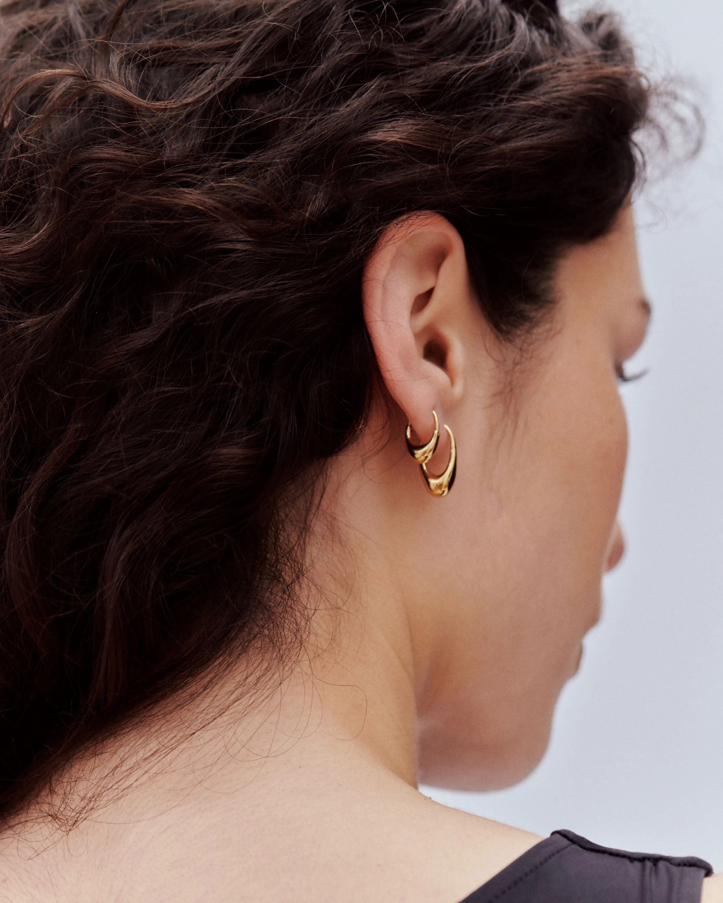 Roscida Drop Hoops Set sold by Otiumberg product image thumbnail 2