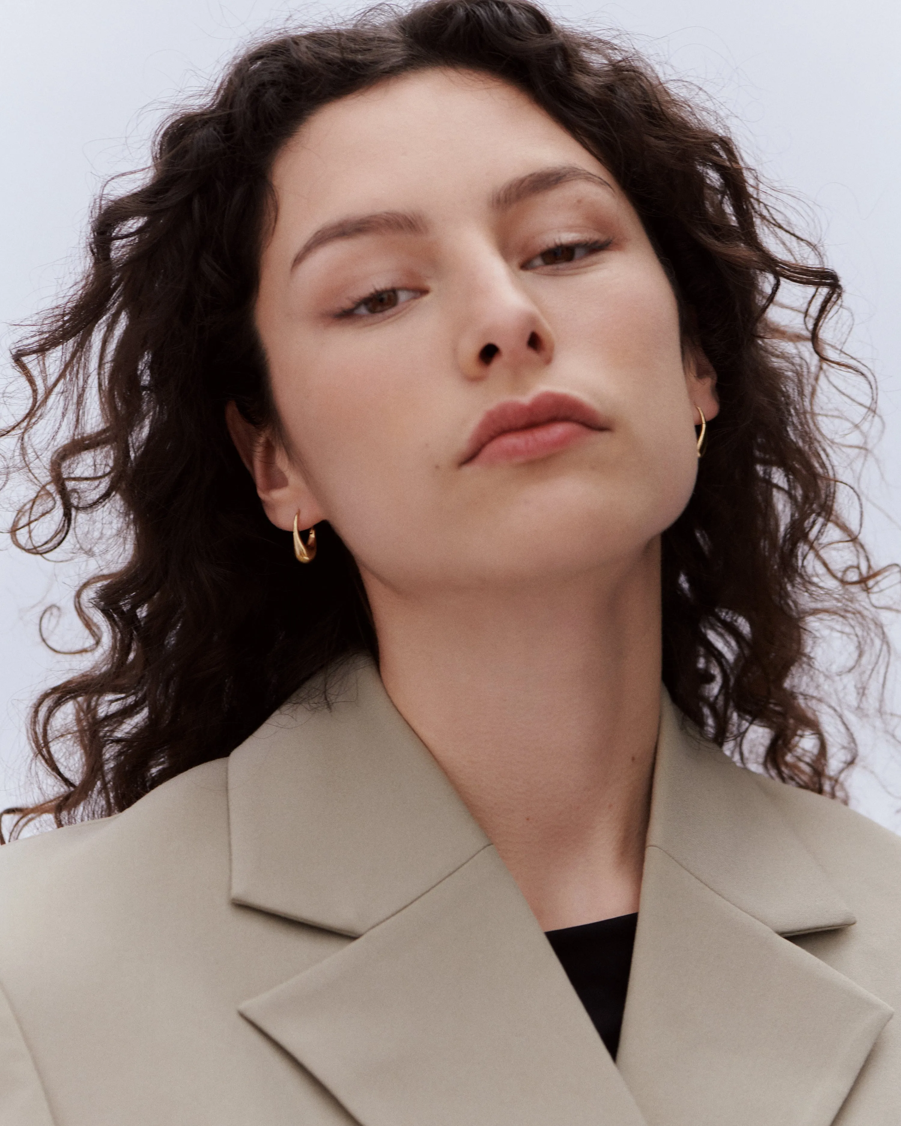 Roscida Drop Hoops sold by Otiumberg product image thumbnail 4