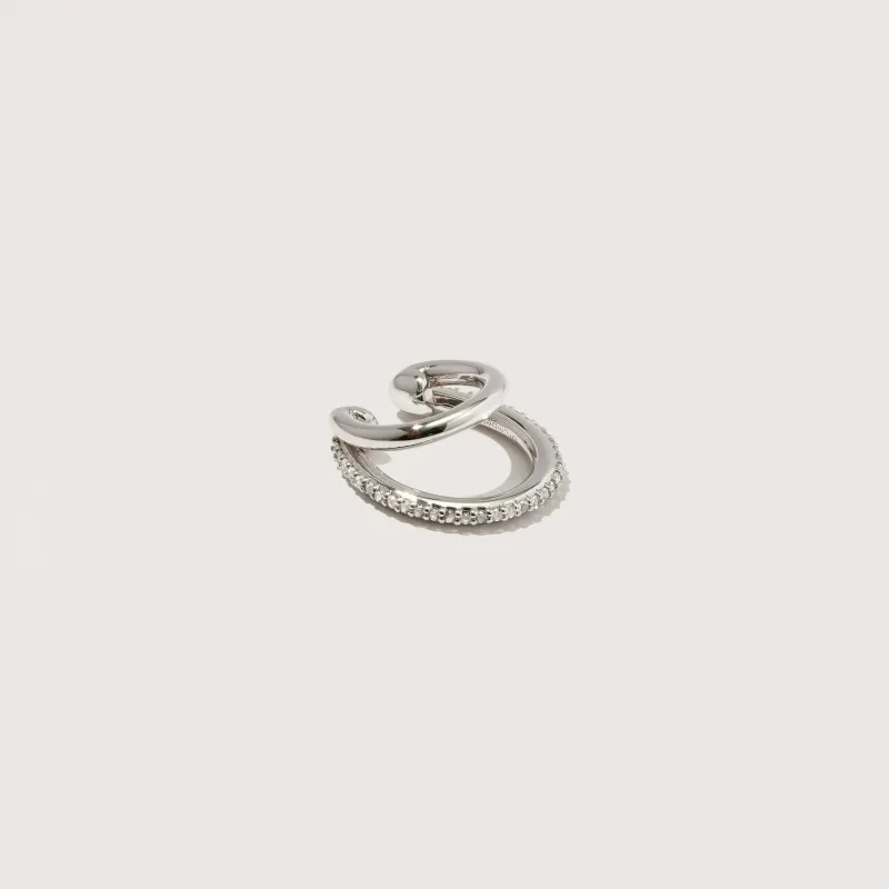Pavé Double Ear Cuff made by Otiumberg