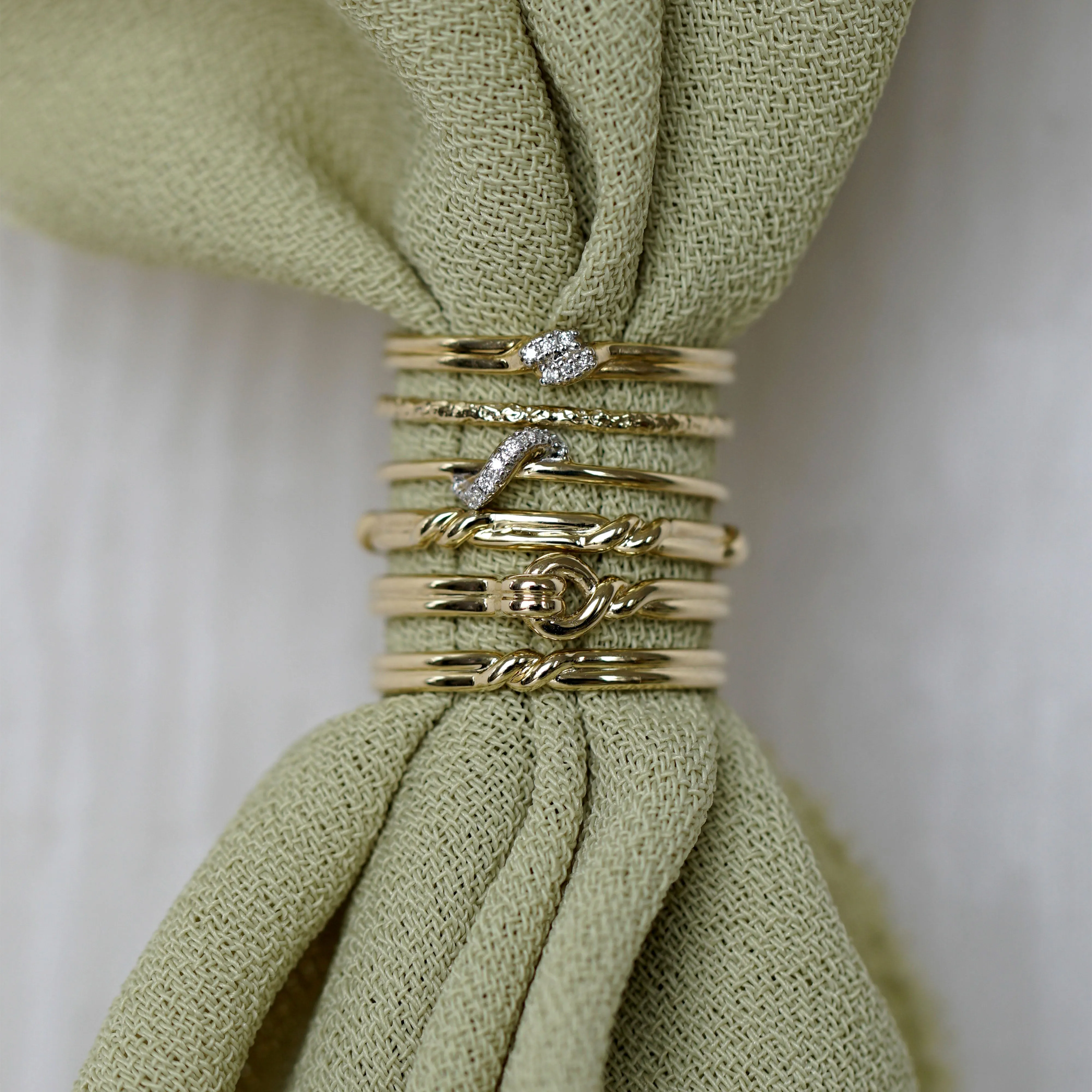 Classic Hammered Thread Ring sold by Otiumberg product image thumbnail 4