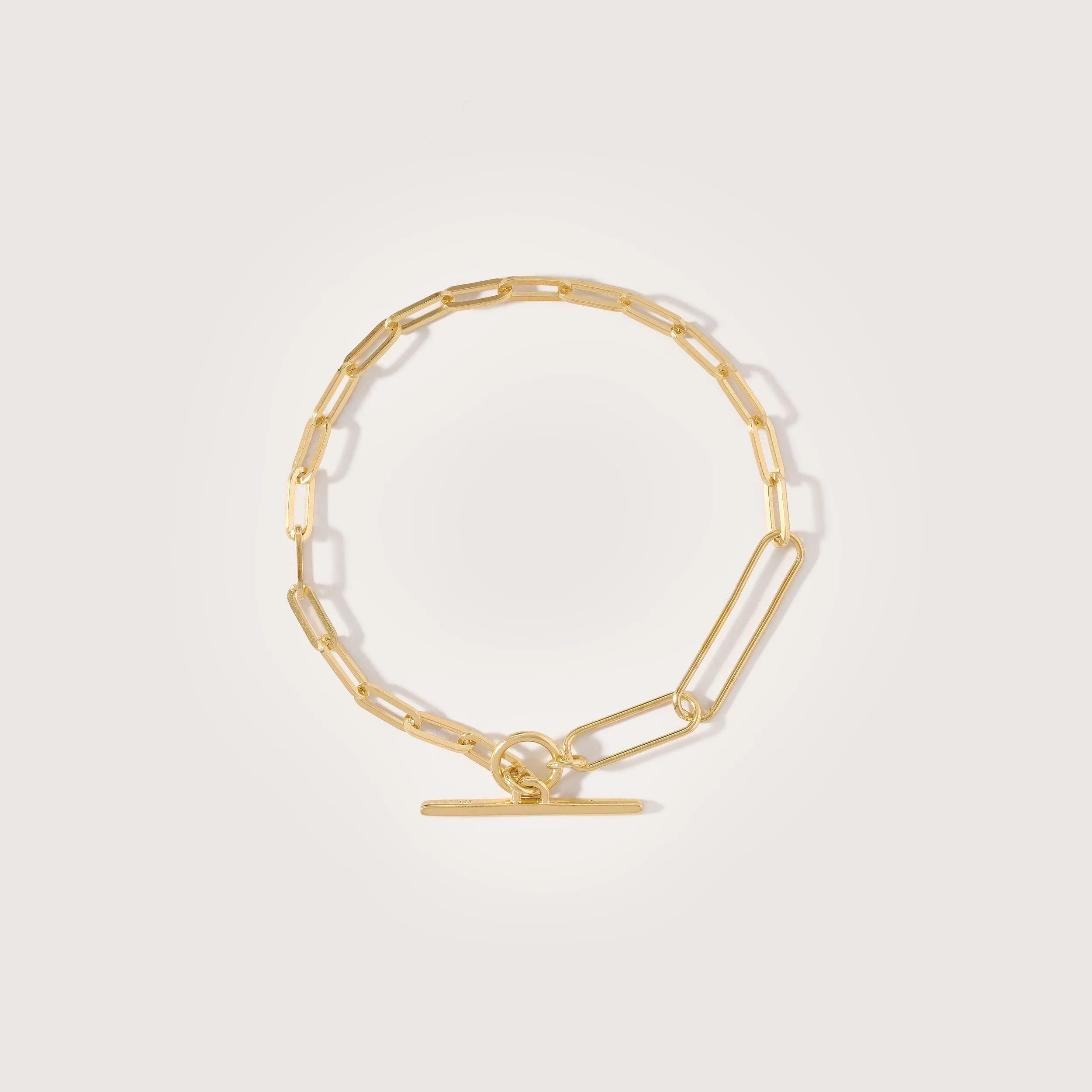 Two Chain Paperclip Bracelet sold by Otiumberg