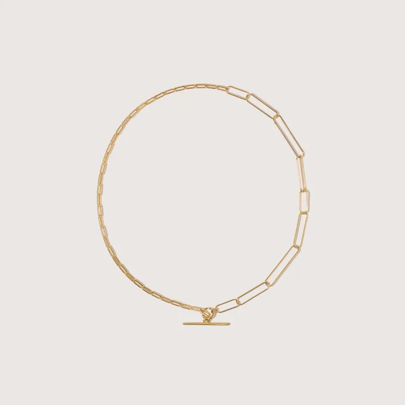 Two Chain Paperclip Necklace sold by Otiumberg