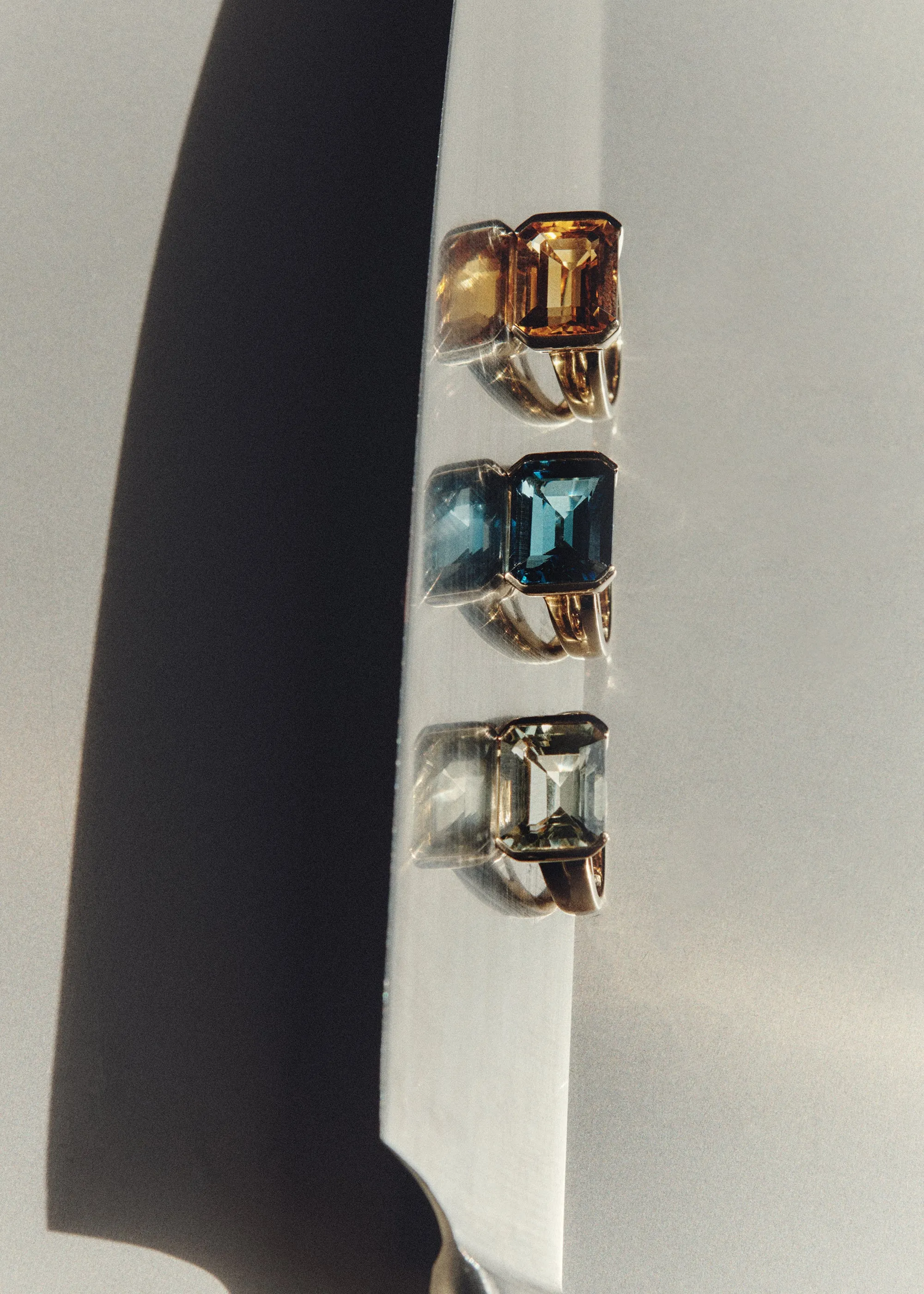 14kt Blue Topaz Domino Set sold by Otiumberg product image thumbnail 4