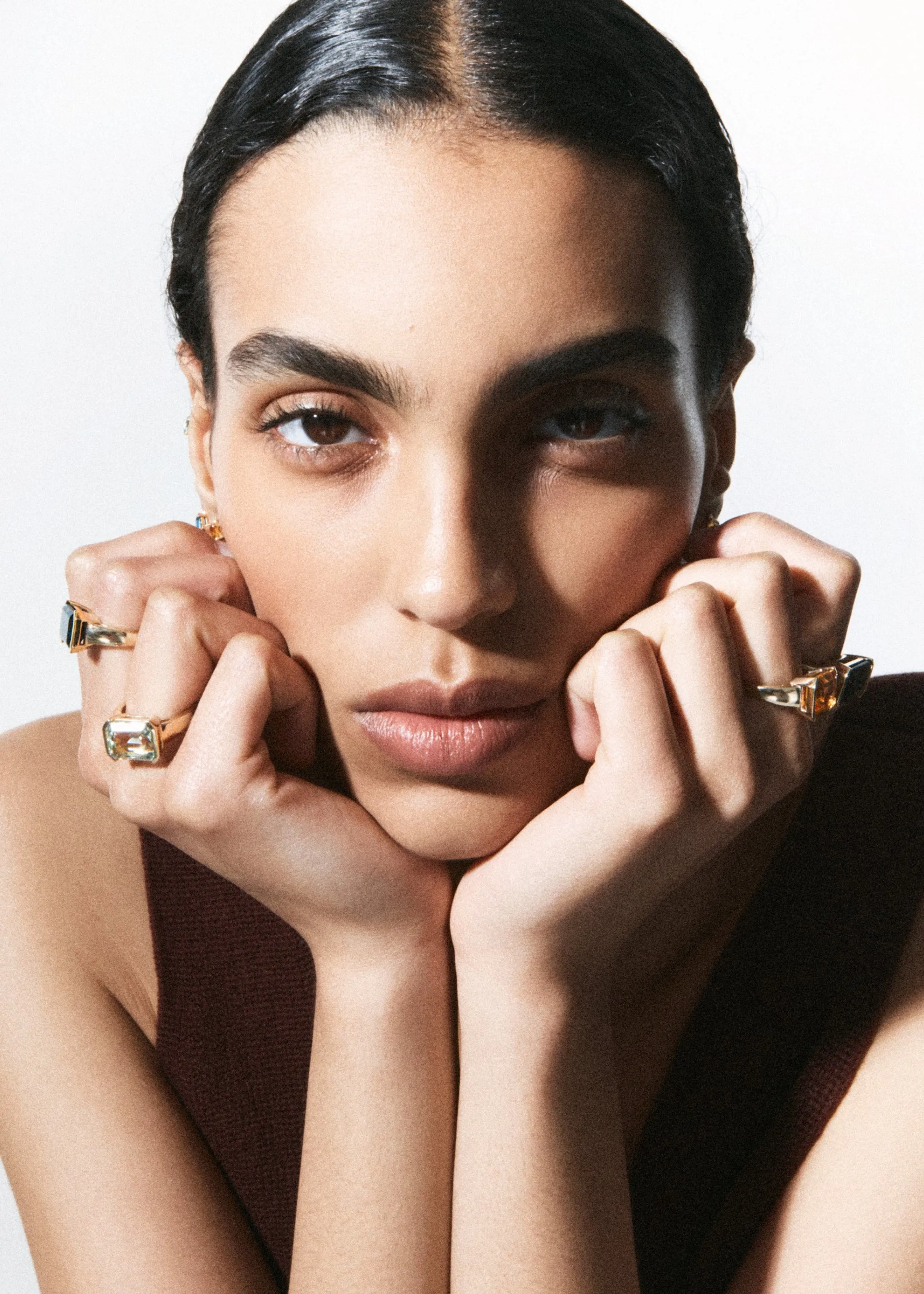 14kt Citrine Domino Set sold by Otiumberg product image thumbnail 4