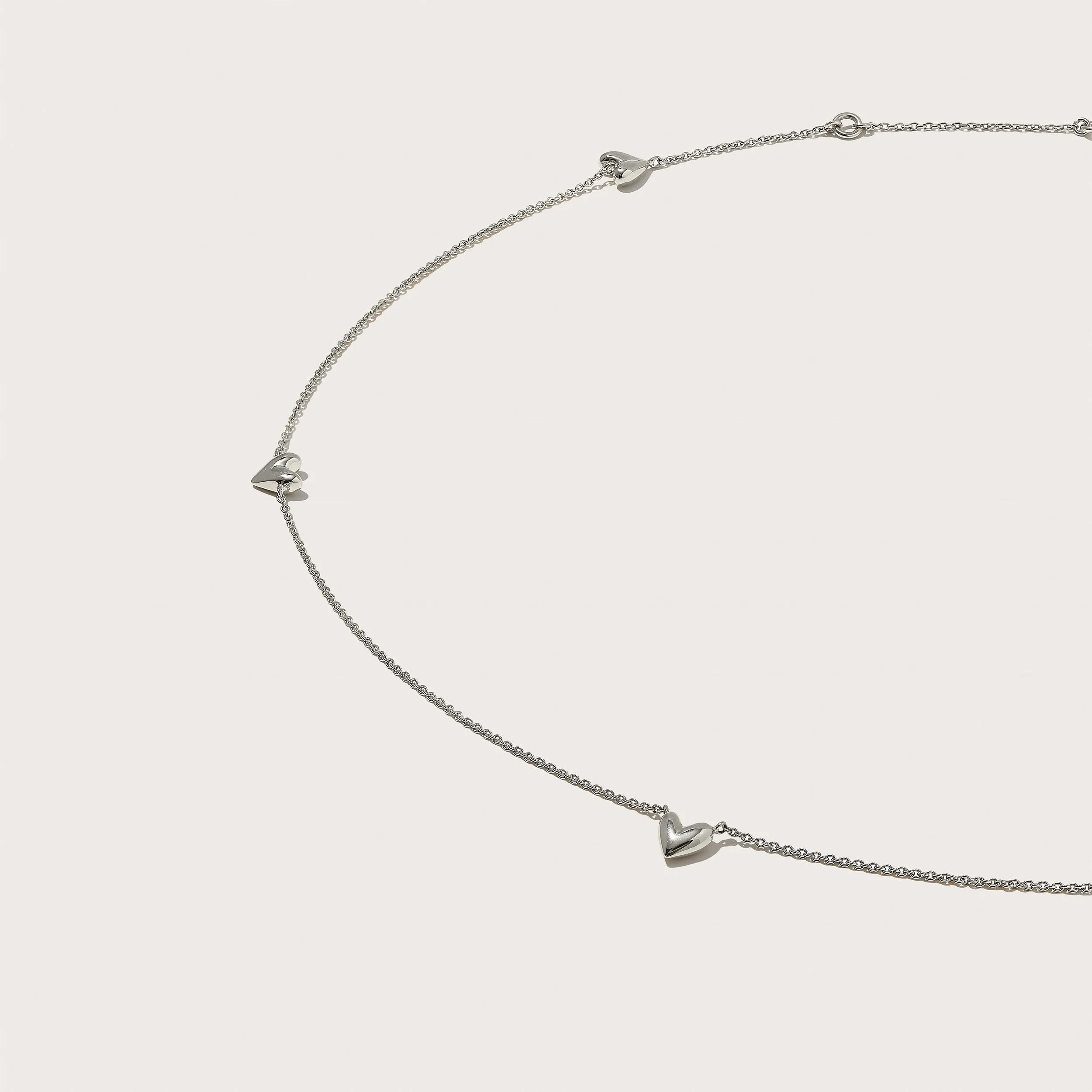 Roscida Heart Scatter Necklace sold by Otiumberg
