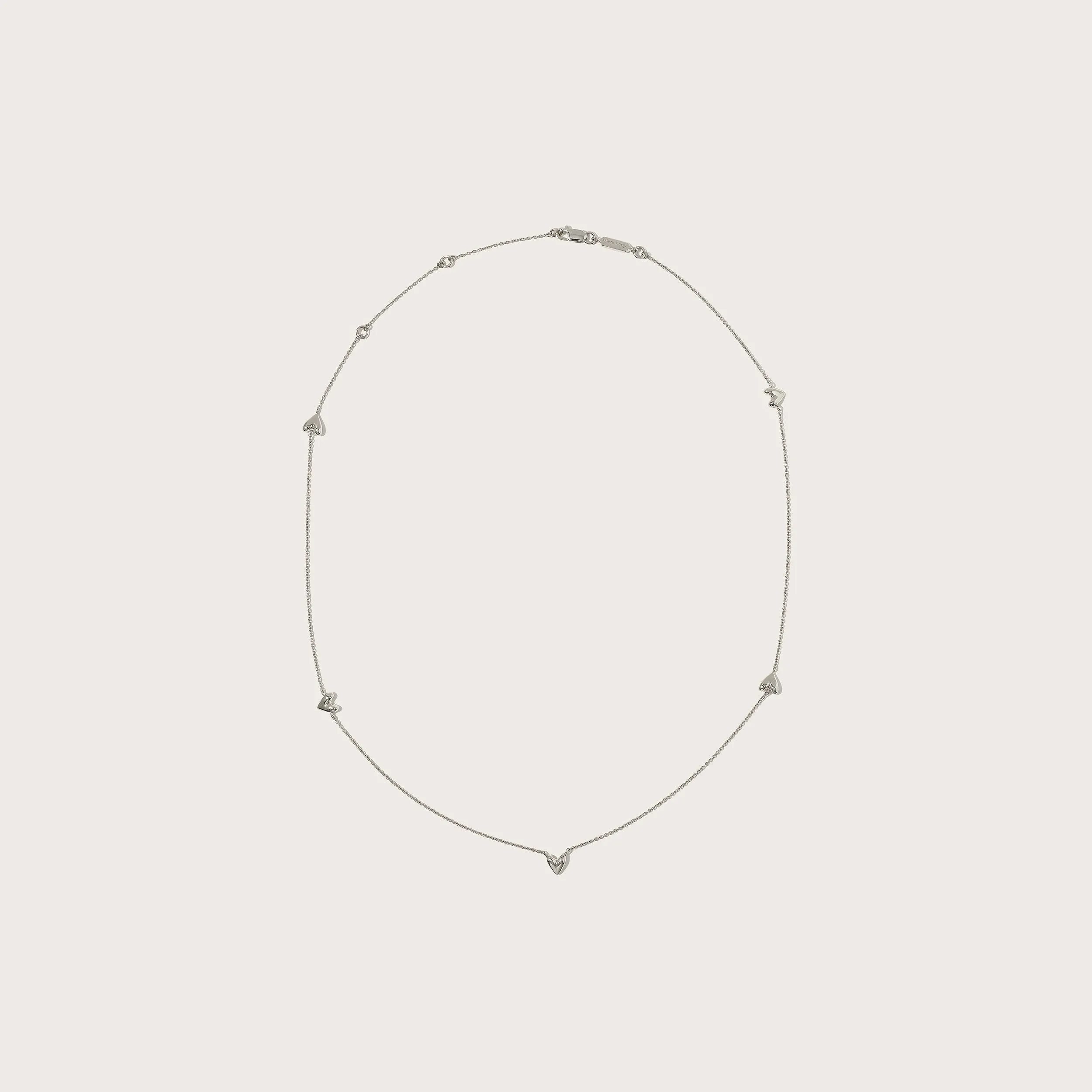 Roscida Heart Scatter Necklace sold by Otiumberg product image thumbnail 4