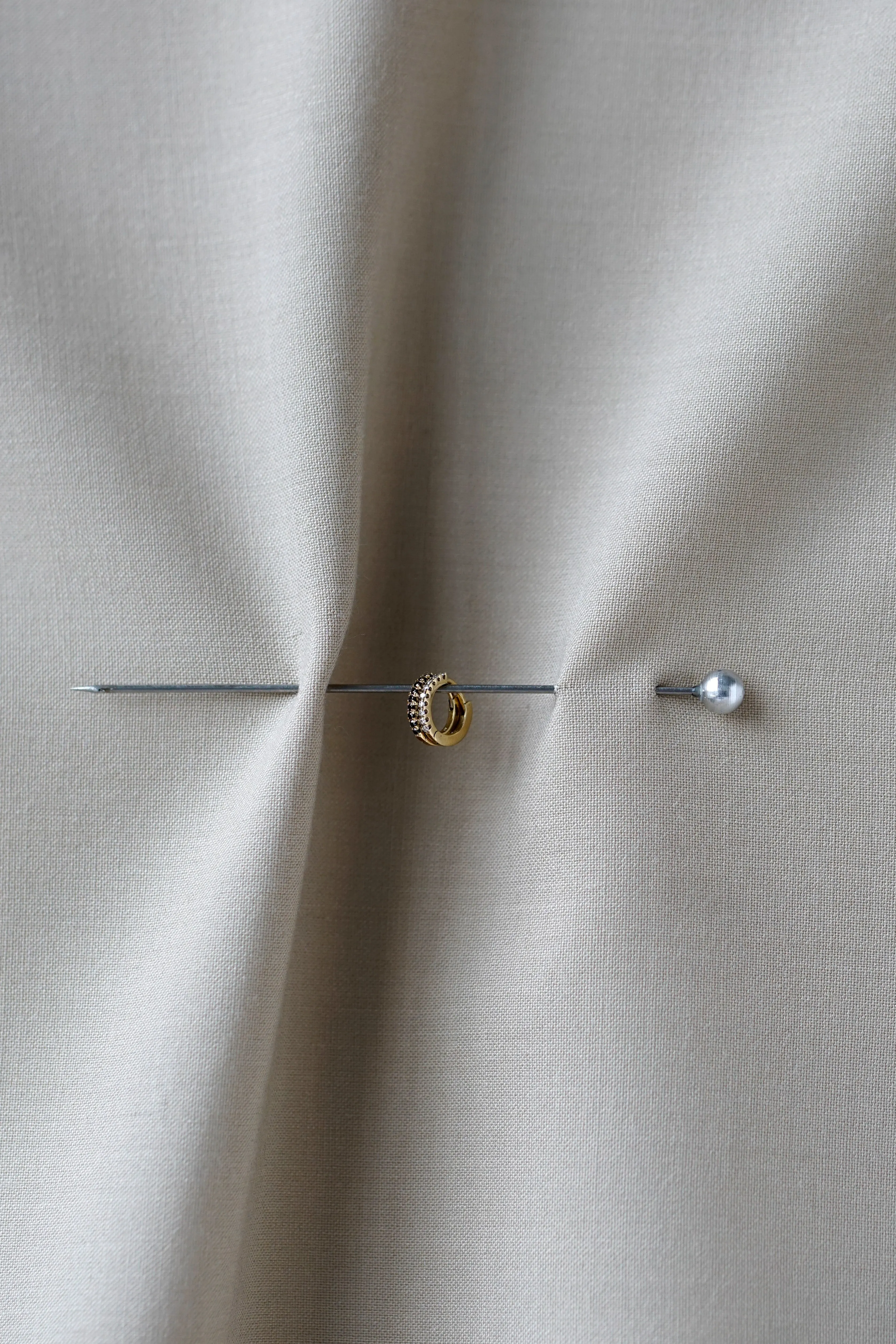 Signature Diamond Huggie Edit - Set 2 sold by Otiumberg product image thumbnail 4