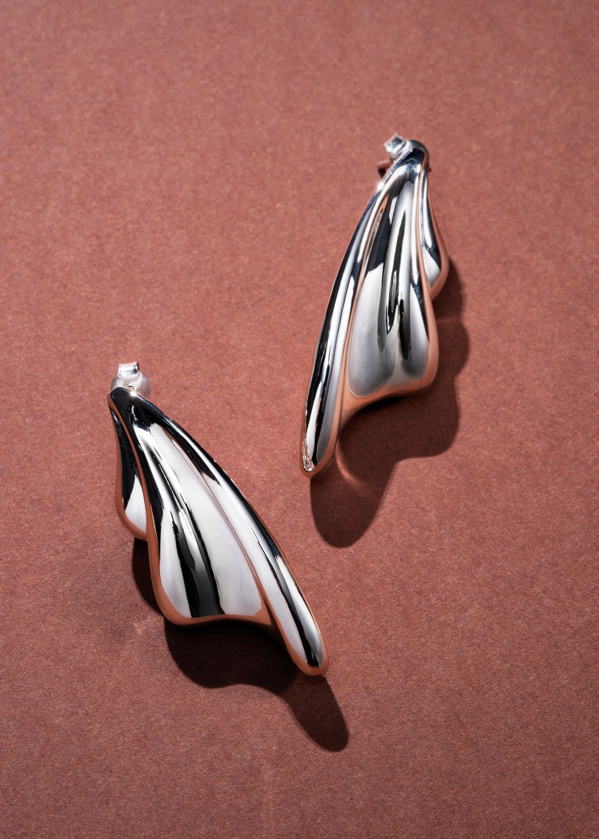 Statement Wave Earrings and Cuff Set sold by Otiumberg product image thumbnail 3