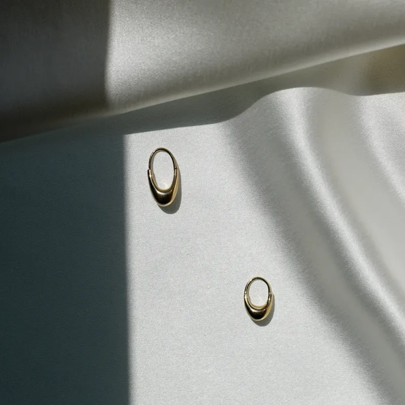 Roscida Drop Hoops Set sold by Otiumberg