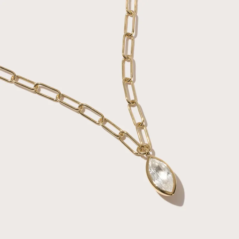 Marquise Quartz Lovelink Necklace made by Otiumberg