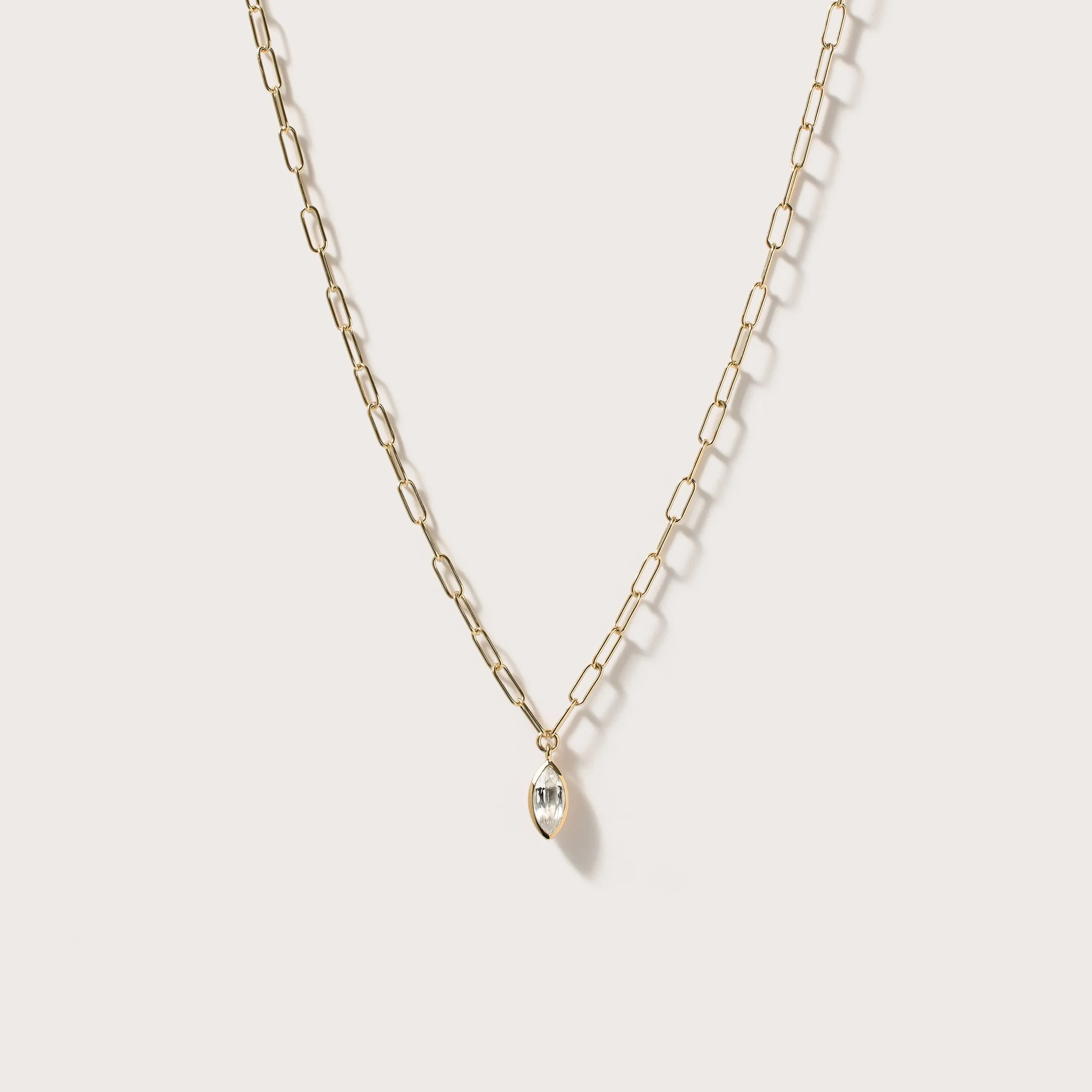 Marquise Quartz Lovelink Necklace sold by Otiumberg product image thumbnail 4
