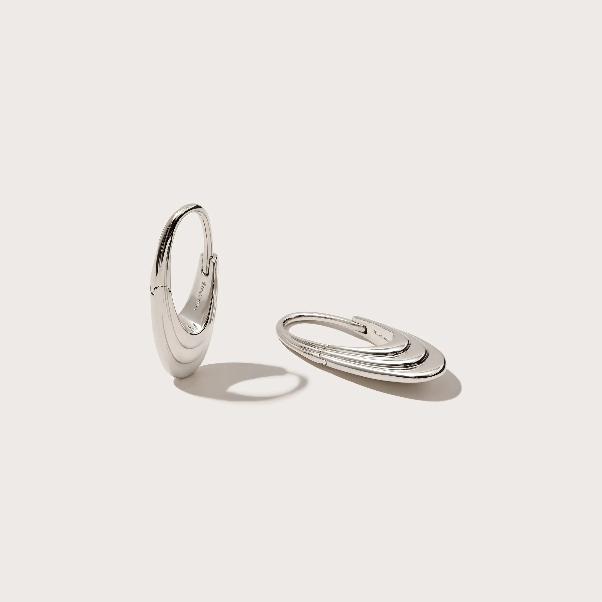 Large Roscida Ridged Hoops sold by Otiumberg