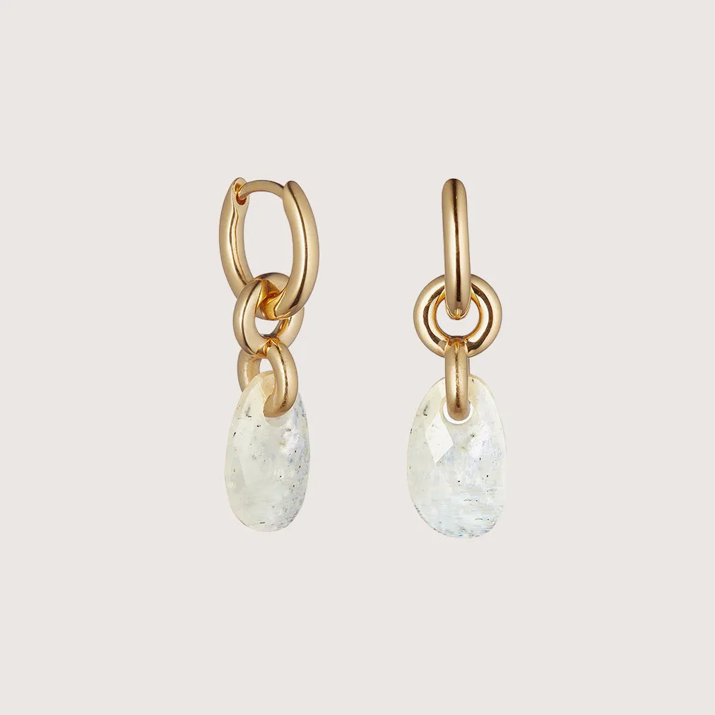 Moonstone Lapillus Earrings sold by Otiumberg