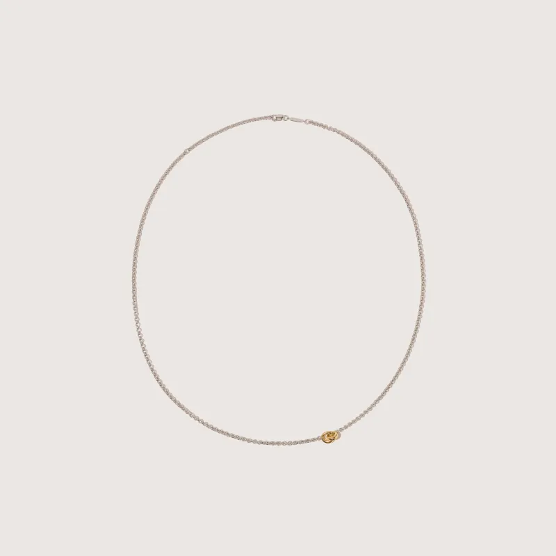 Long Mixed Metal Link Up Chain made by Otiumberg