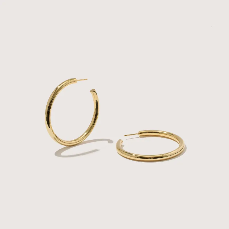 Large Chunky Hoops made by Otiumberg