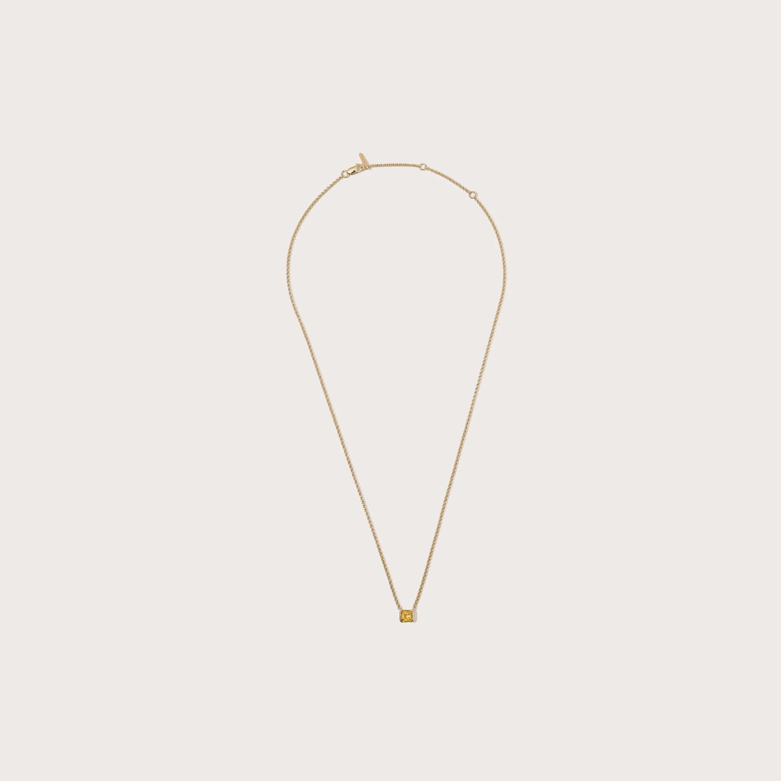 Citrine Domino Necklace sold by Otiumberg product image thumbnail 4