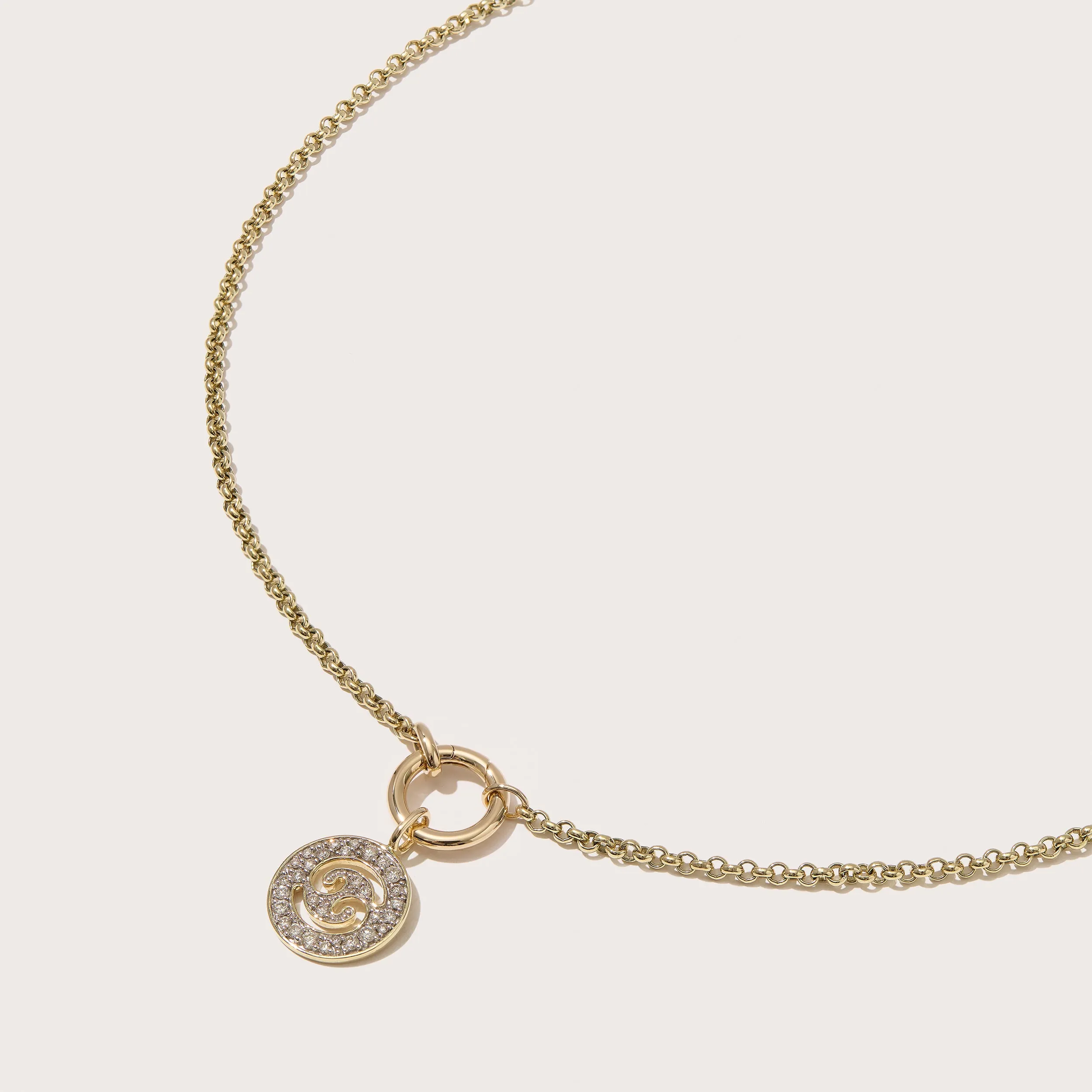Dual Diamond Zodiac Necklace (Pre-Order) sold by Otiumberg
