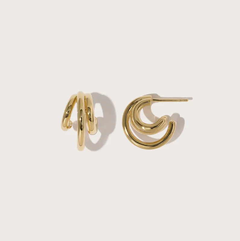 Trio Stack Hoops made by Otiumberg