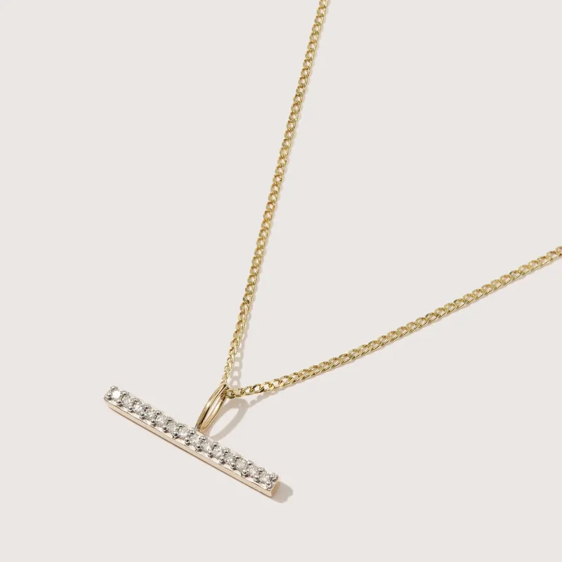 Vestige Diamond Toggle Necklace made by Otiumberg