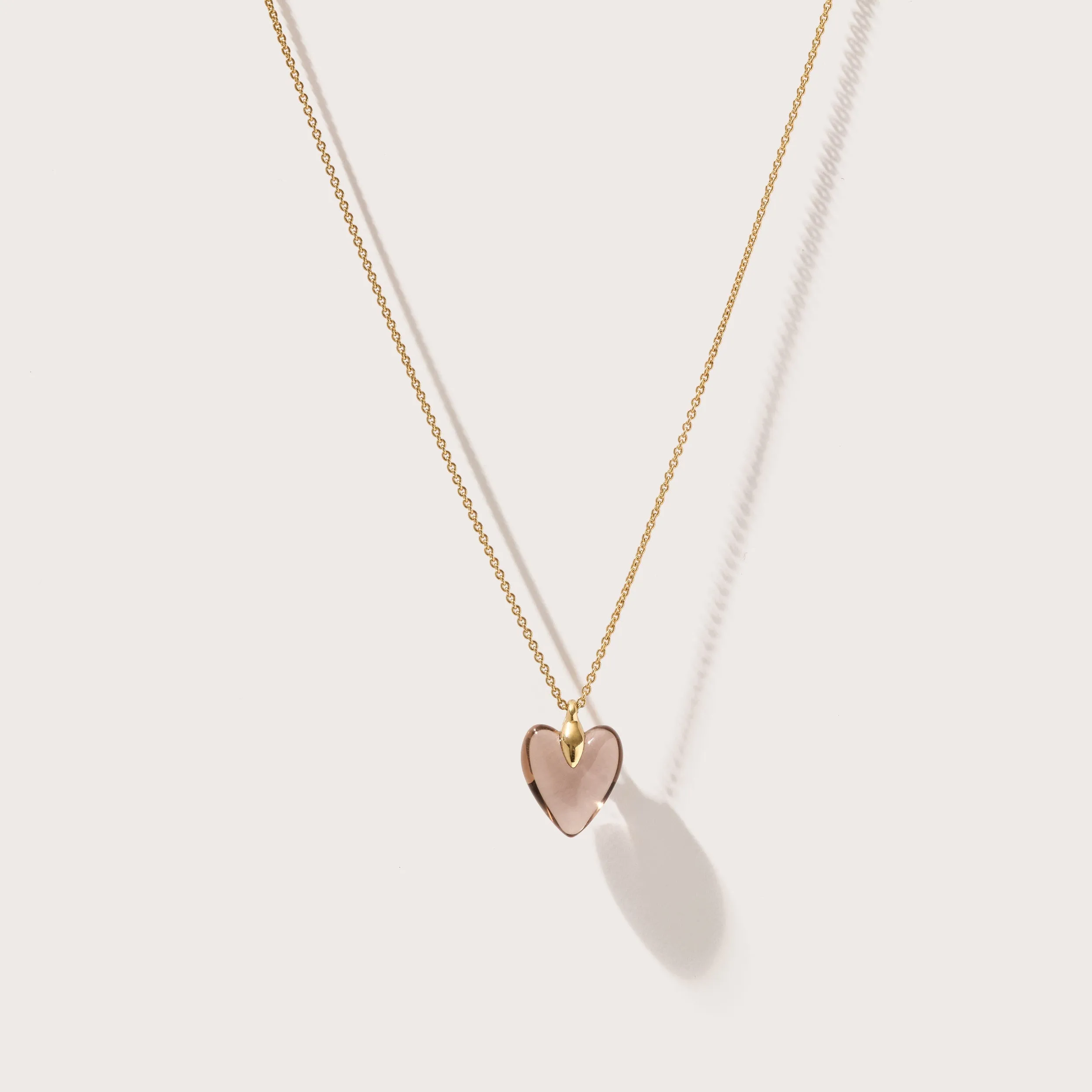 Smokey Quartz Heart Necklace sold by Otiumberg