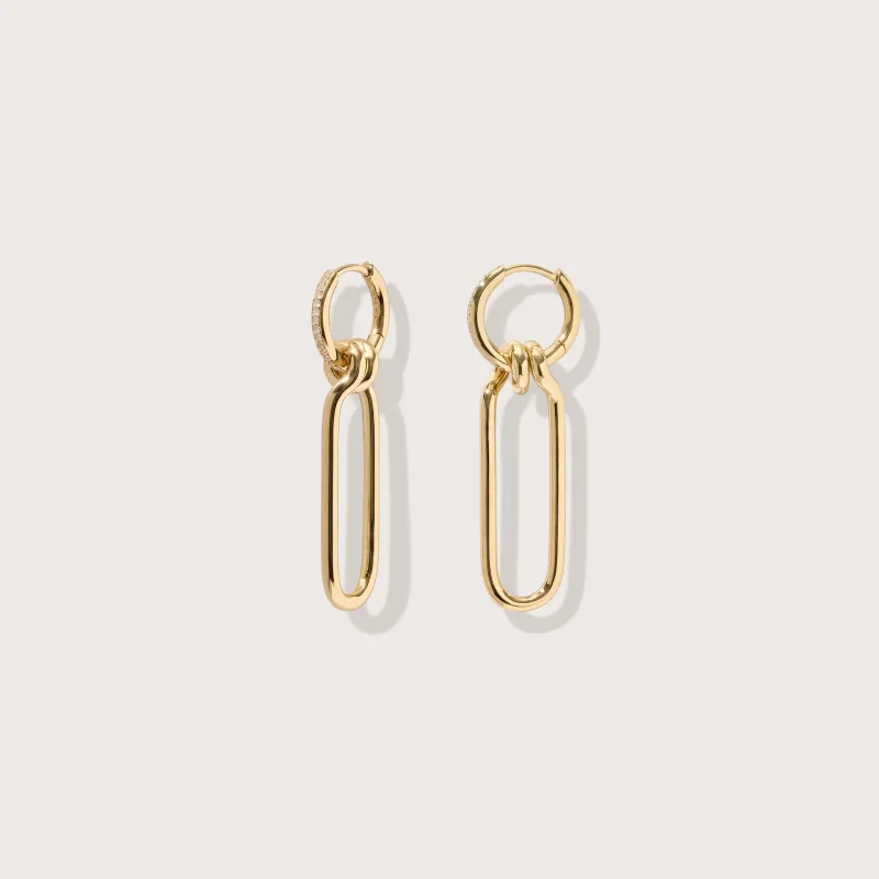 Twist Drop Hoops made by Otiumberg