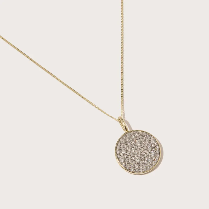 Diamond Disc Pendant made by Otiumberg