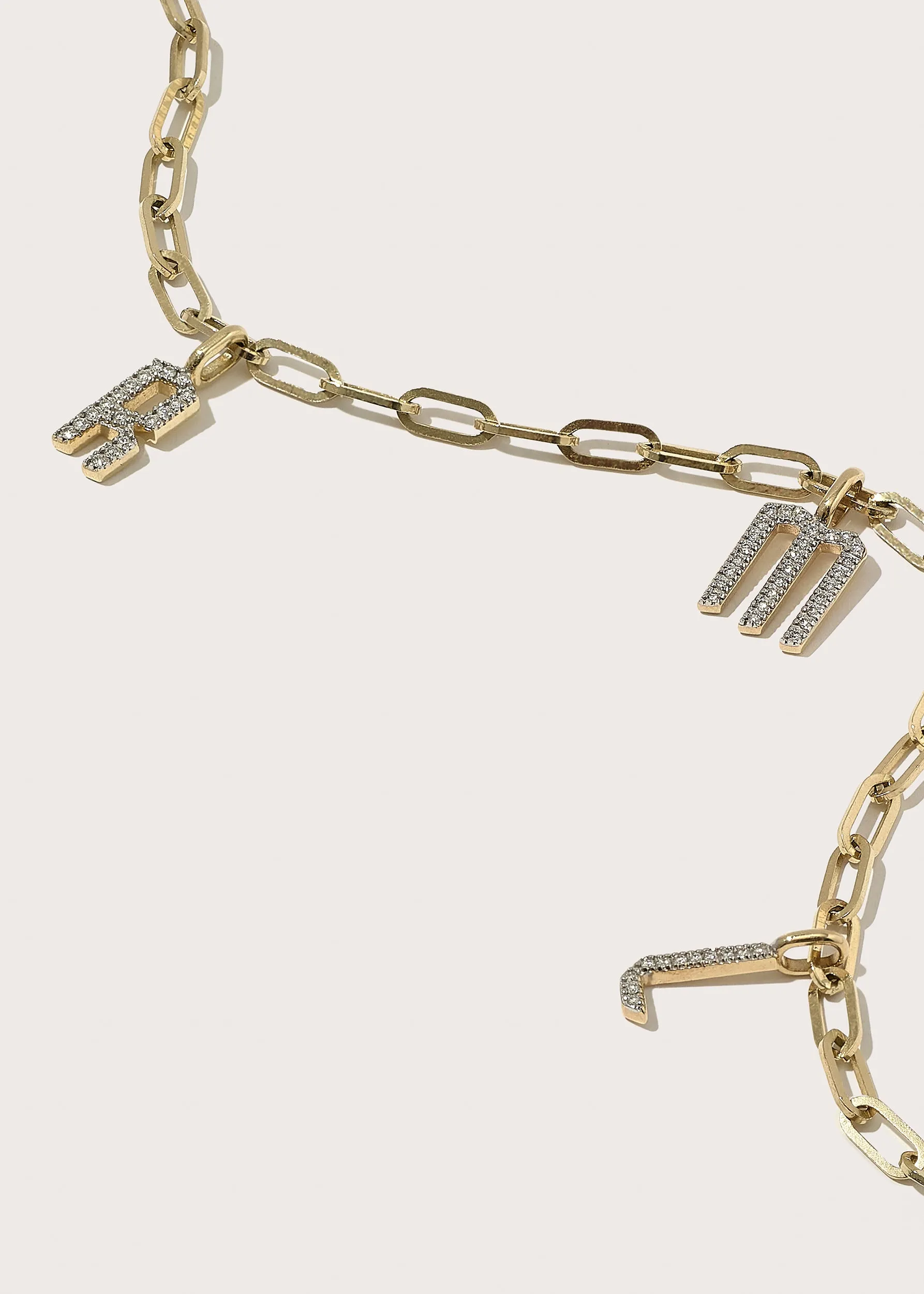 Diamond Charm Bracelet (Made To Order) sold by Otiumberg product image thumbnail 4