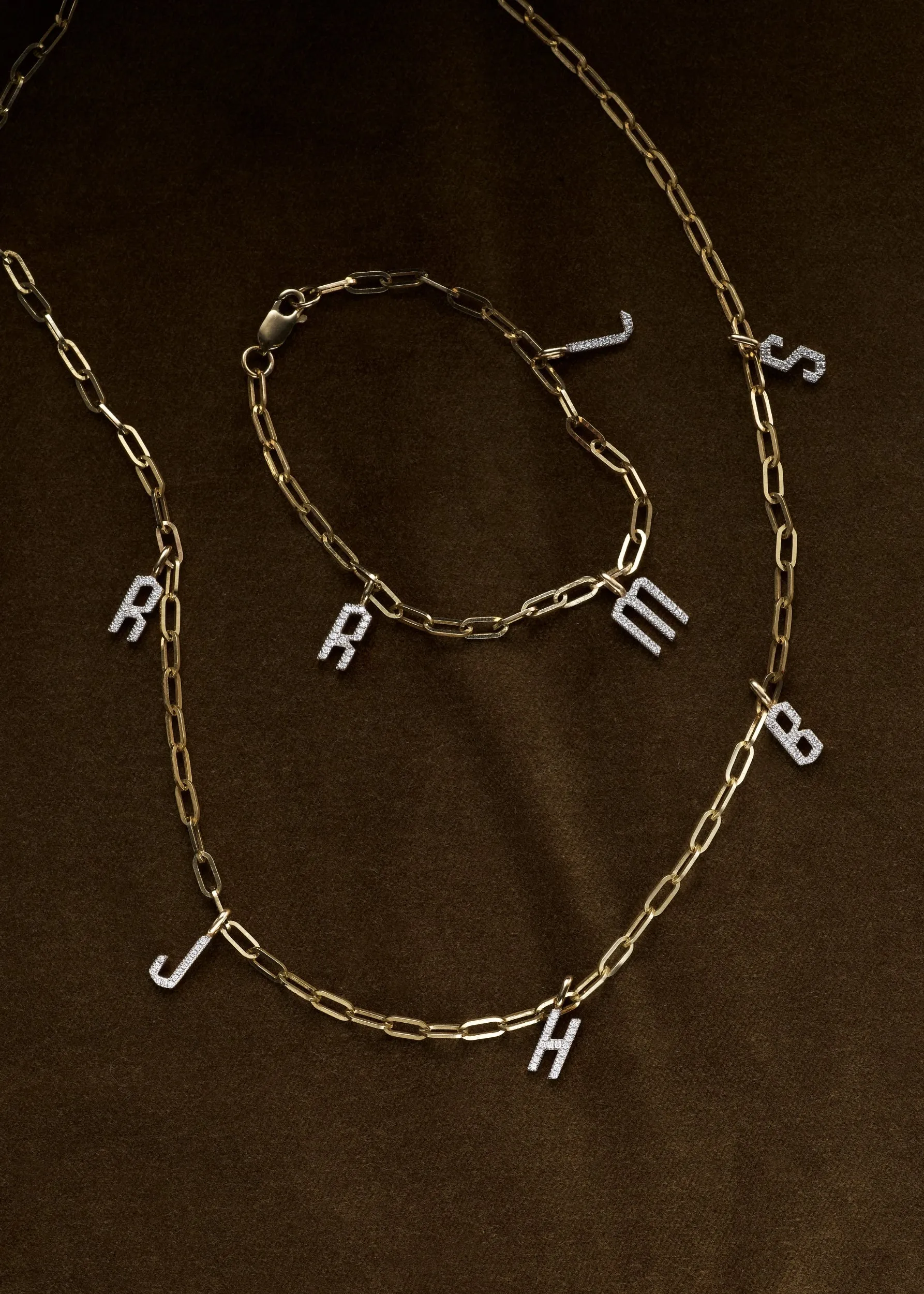 Diamond Charm Bracelet (Made To Order) sold by Otiumberg product image thumbnail 3
