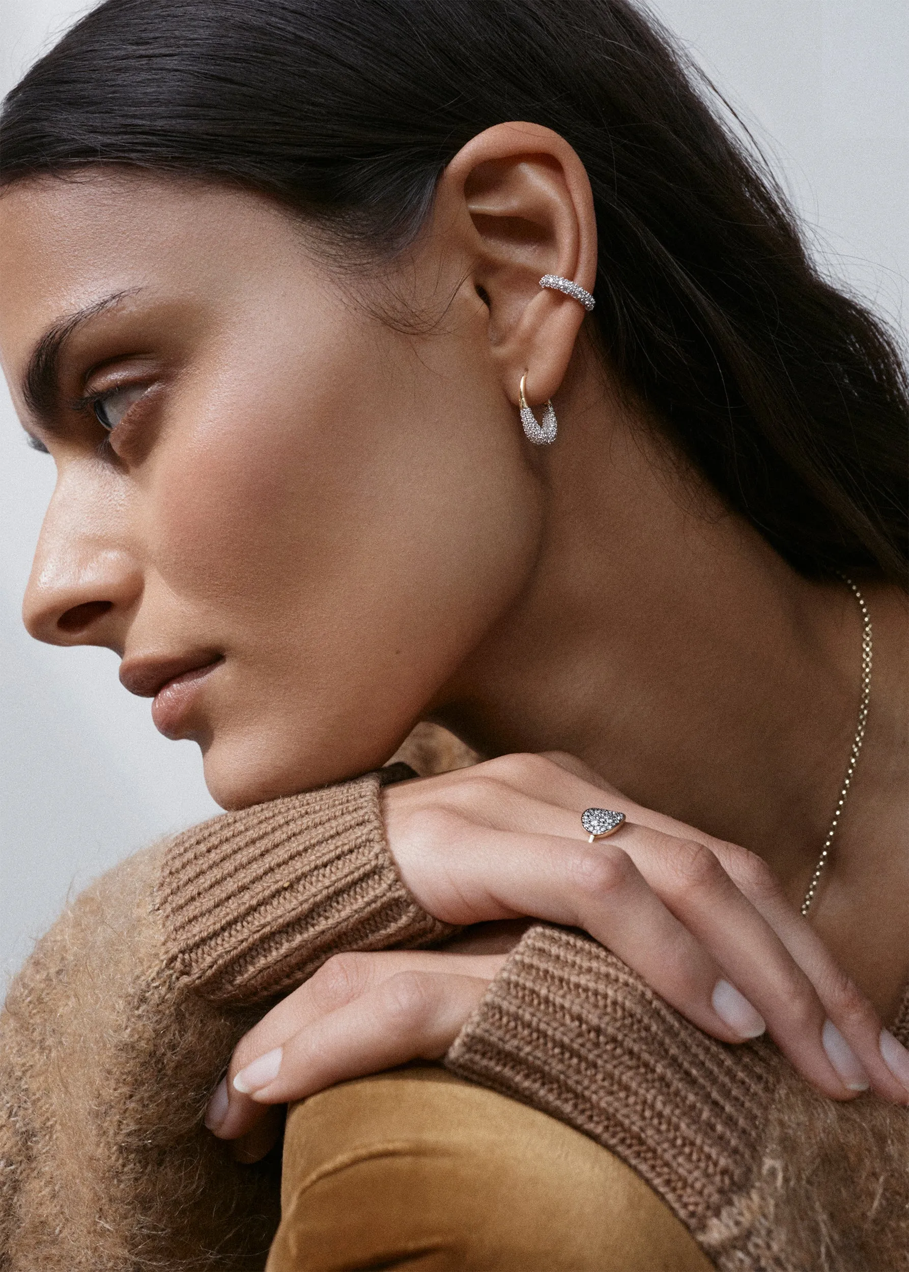 Diamond Ear Cuff Edit sold by Otiumberg product image thumbnail 5