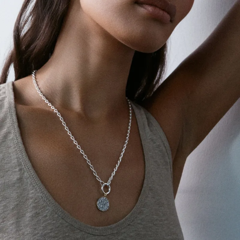 Diamond Disc Eternal Necklace made by Otiumberg