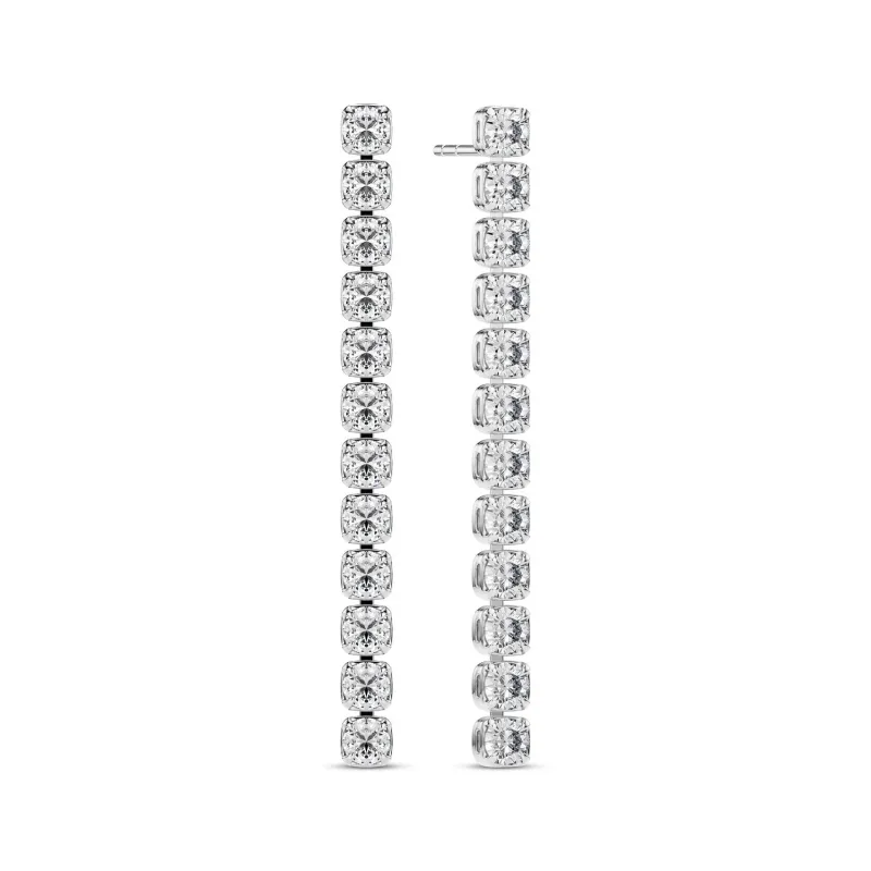 Earrings Diamante - 14k yellow gold or white gold 0.91 ct TW G-H VS lab-grown diamonds sold by Sif Jakobs