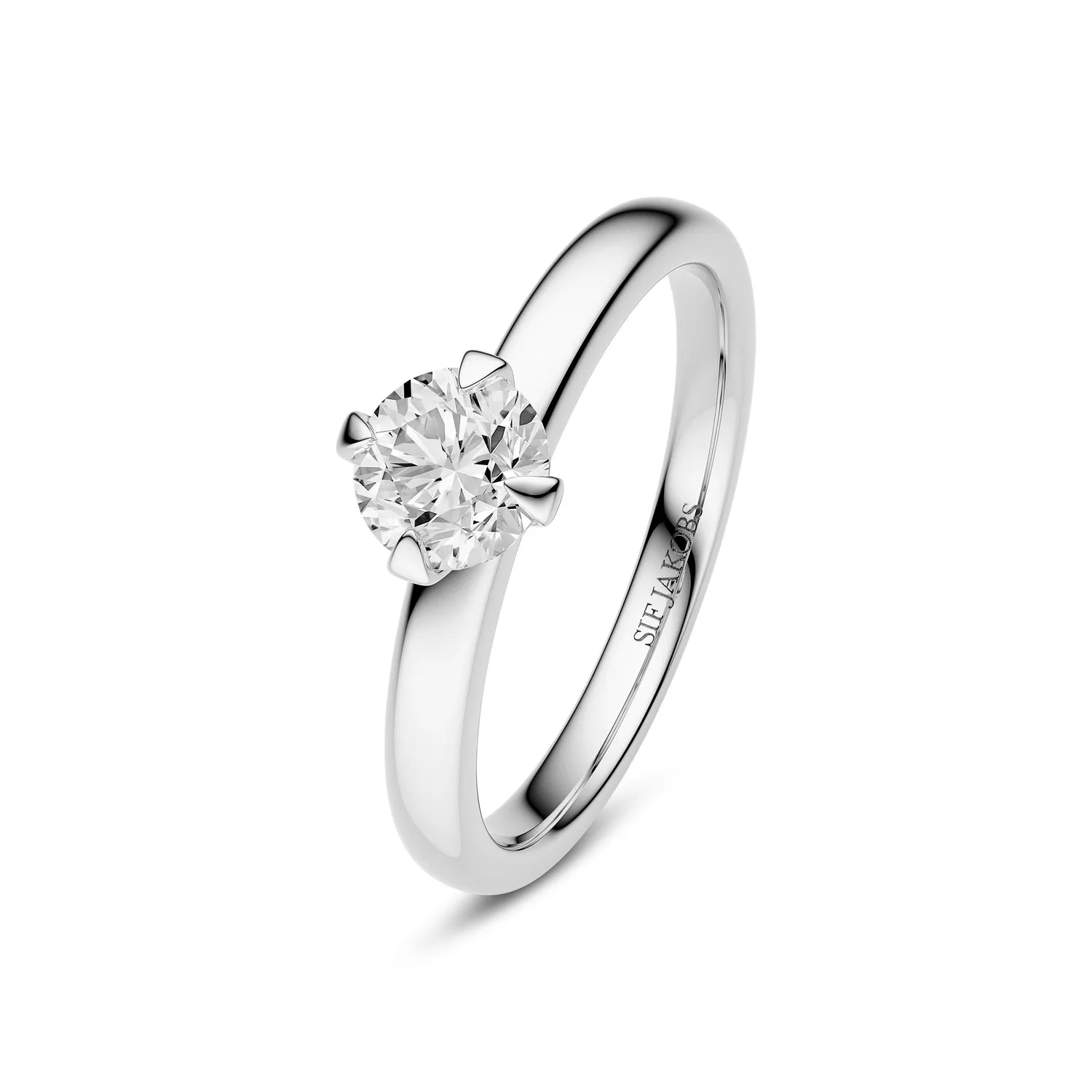 Solitaire ring Venice - with lab-grown diamond sold by Sif Jakobs product image thumbnail 3