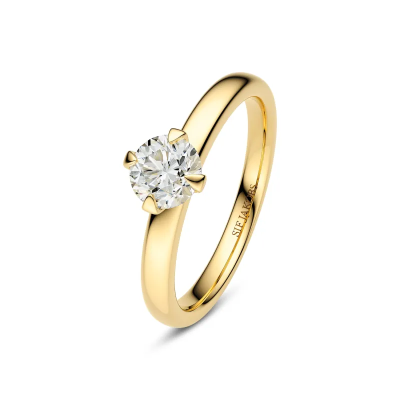 Solitaire ring Venice - with lab-grown diamond sold by Sif Jakobs