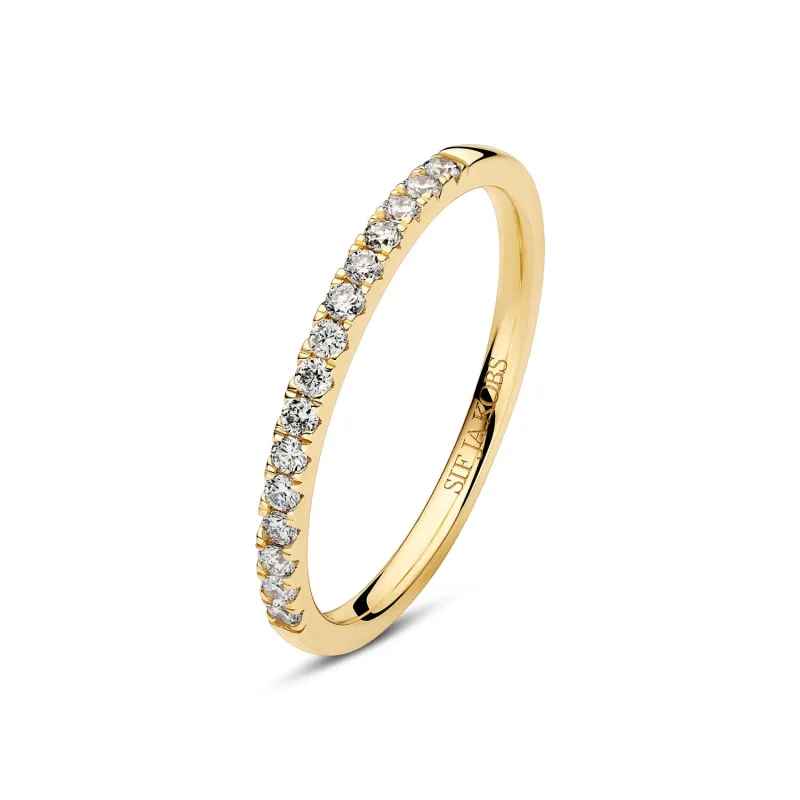 Ring Alba - 14k yellow gold or white gold 0.2 3ct TW G-H VS lab-grown diamonds sold by Sif Jakobs