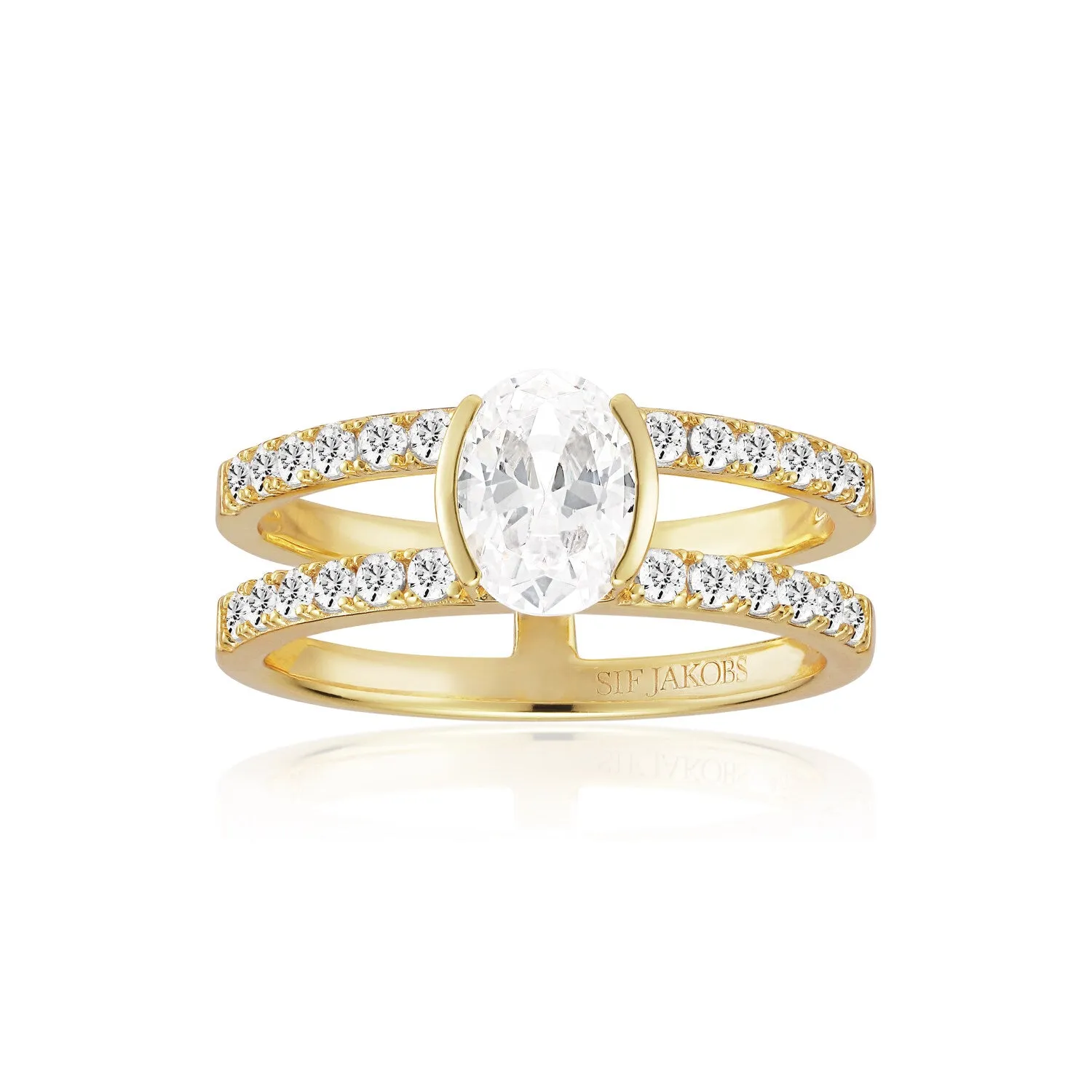 Ring Ellisse Carezza Piccolo sold by Sif Jakobs product image thumbnail 3
